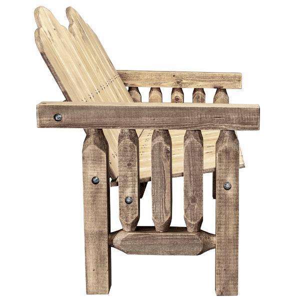 Homestead Deck Bench - Outdoor Wooden Bench for Patio, Garden, and Backyard - Perfect for Relaxing and Entertaining