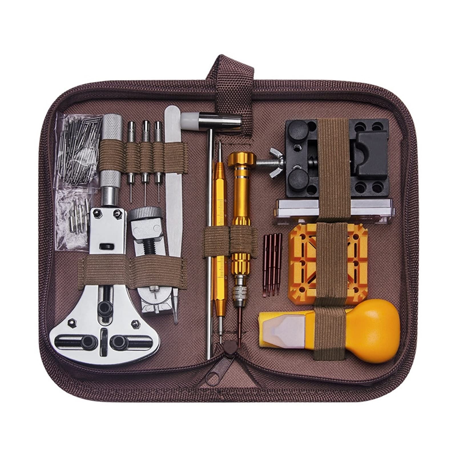 **149-Piece Professional Watch Repair Tool Kit - Watch Link Pin Remover, Case Opener & Spring Bar Tool Set for Watchmakers & DIY Enthusiasts (Photo Color) - Perfect for Watch Maintenance, Battery Replacement & Band Adjustments**