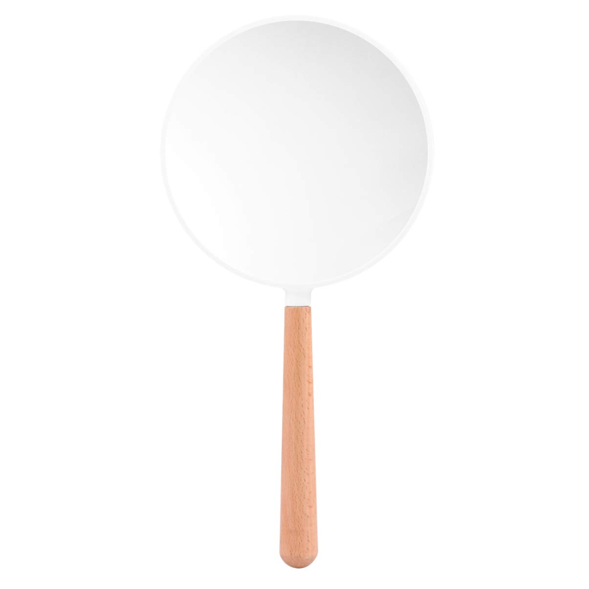 Round Hand Mirror - Portable Cosmetic Mirror with Handle for Makeup, Grooming & Travel | Perfect for Home, Salon & On-the-Go Touch Ups