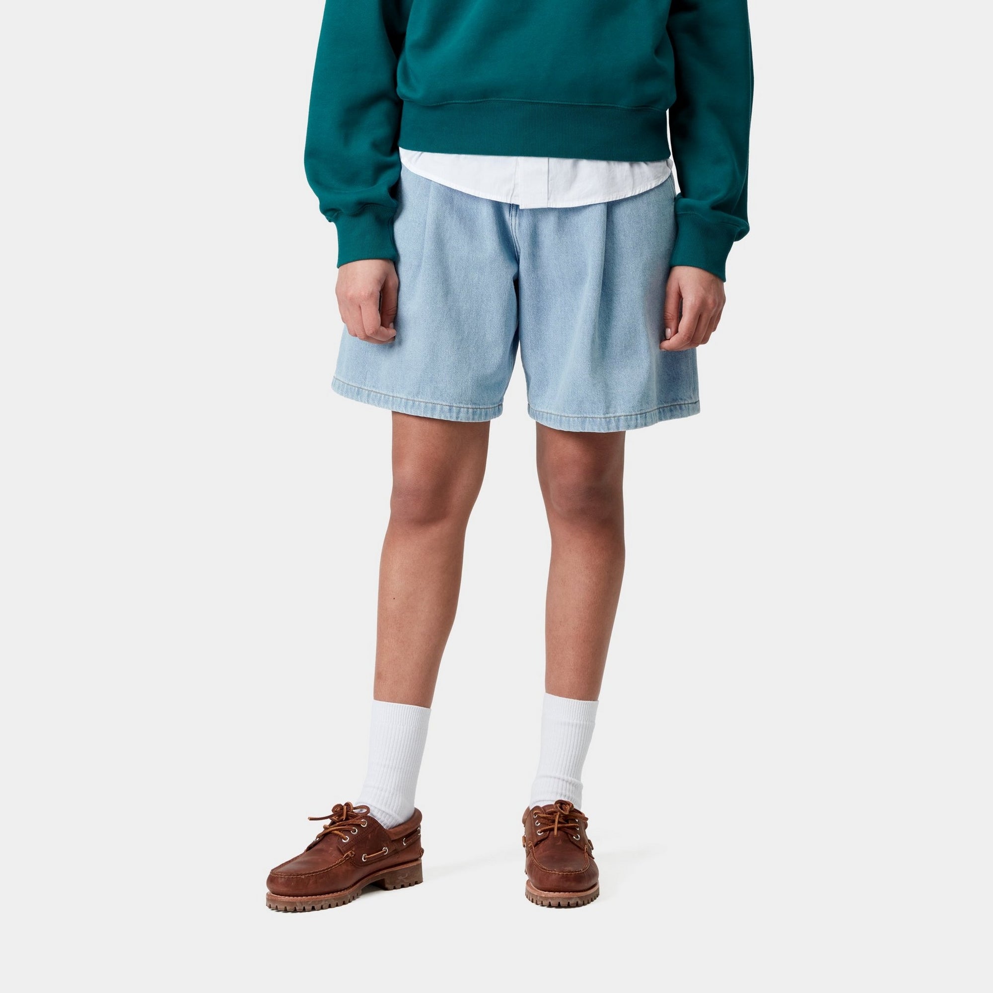 Alta Short | Blue Stone Bleached Denim Shorts for Men - Perfect for Casual Wear, Summer Outfits & Beach Vacations