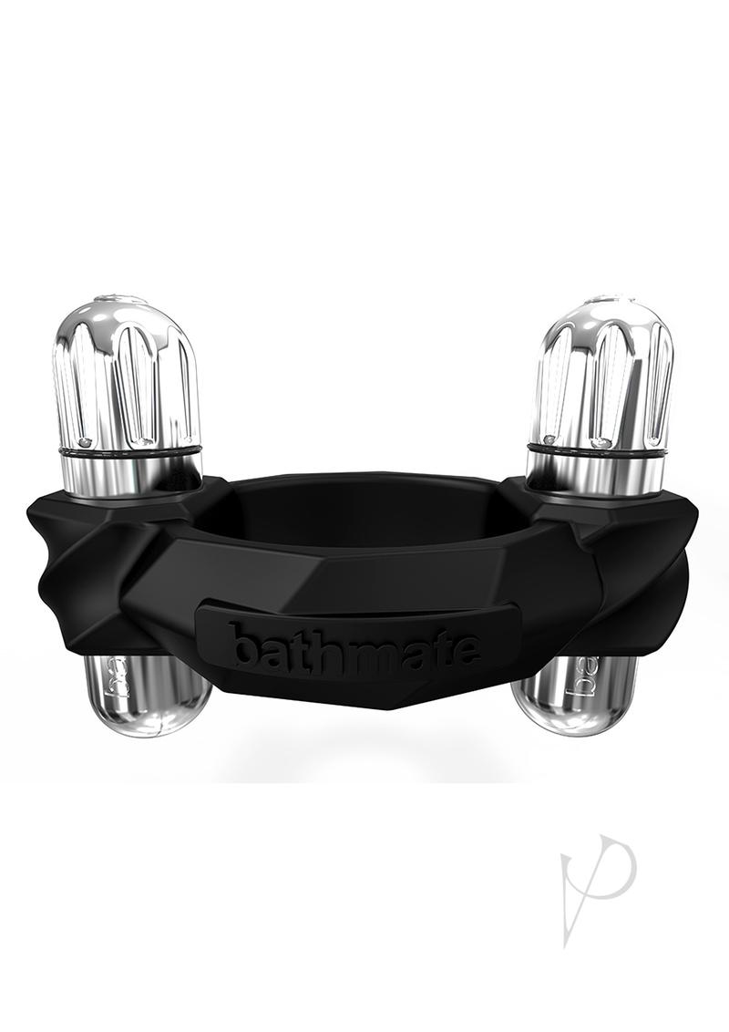 Bathmate Hydro Vibe Silicone Ring - Black | Waterproof Penis Pump Accessory for Enhanced Pleasure & Performance | Perfect for Shower, Bath & Solo Play