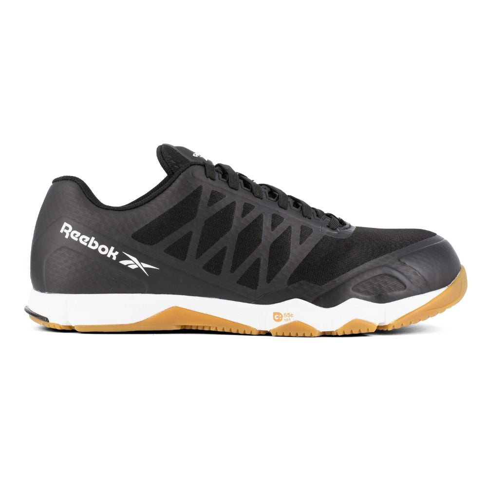 Reebok Speed TR Men's & Women's Composite Toe Safety Work Shoes - CSA Certified IB4450 - Black | Ideal for Construction, Warehouse & Industrial Work