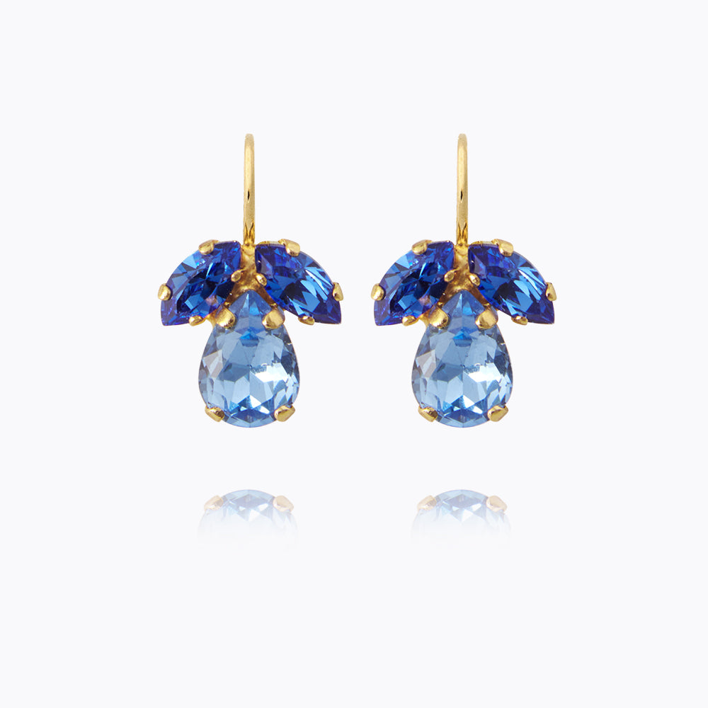 Petite Timo Lapis & Sapphire Jewelry Set - Elegant Necklace & Earrings for Women, Perfect for Weddings, Parties & Special Occasions