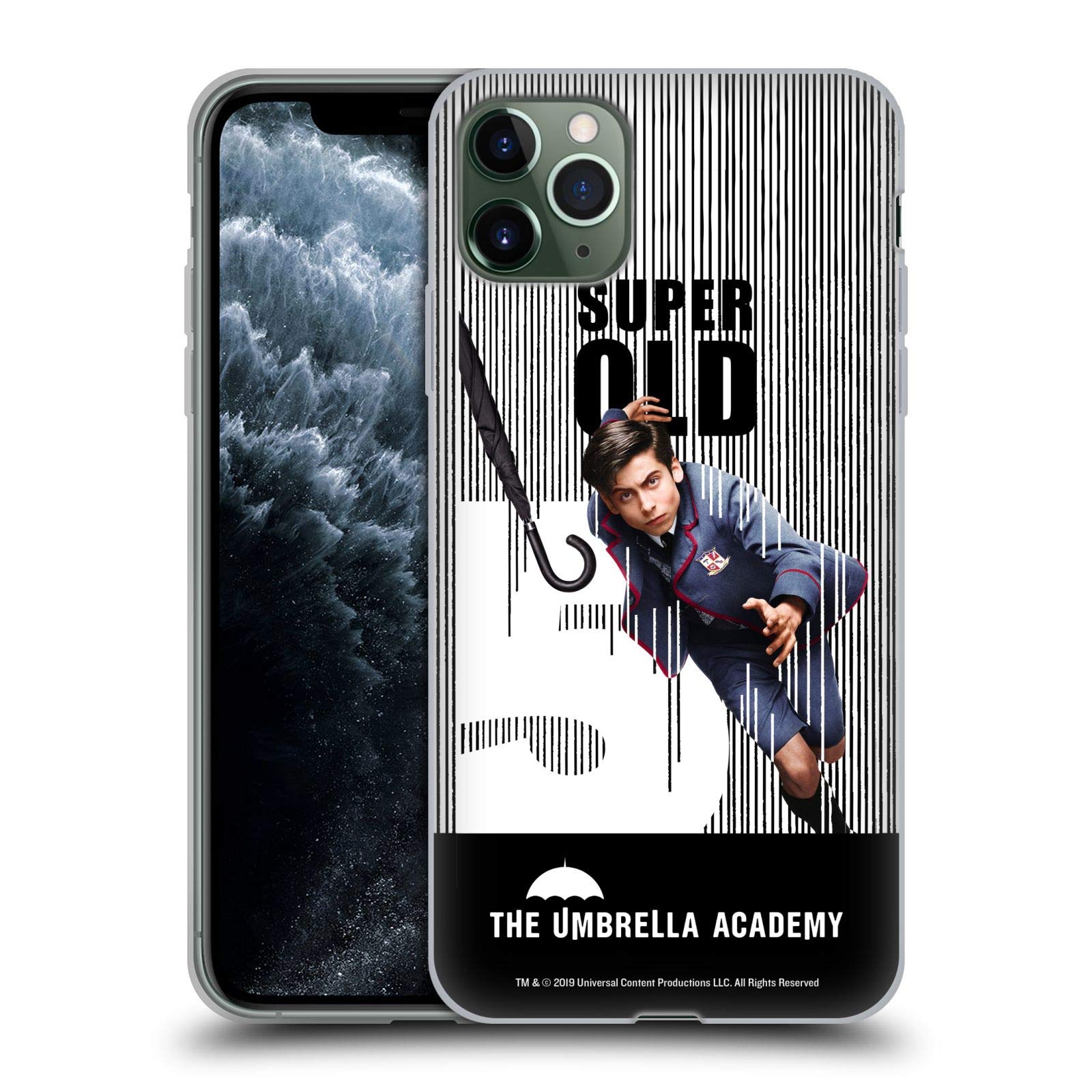 Head Case Designs The Umbrella Academy Number Five iPhone 11 Pro Max Case - Officially Licensed Soft Gel Cover for Daily Use & Protection