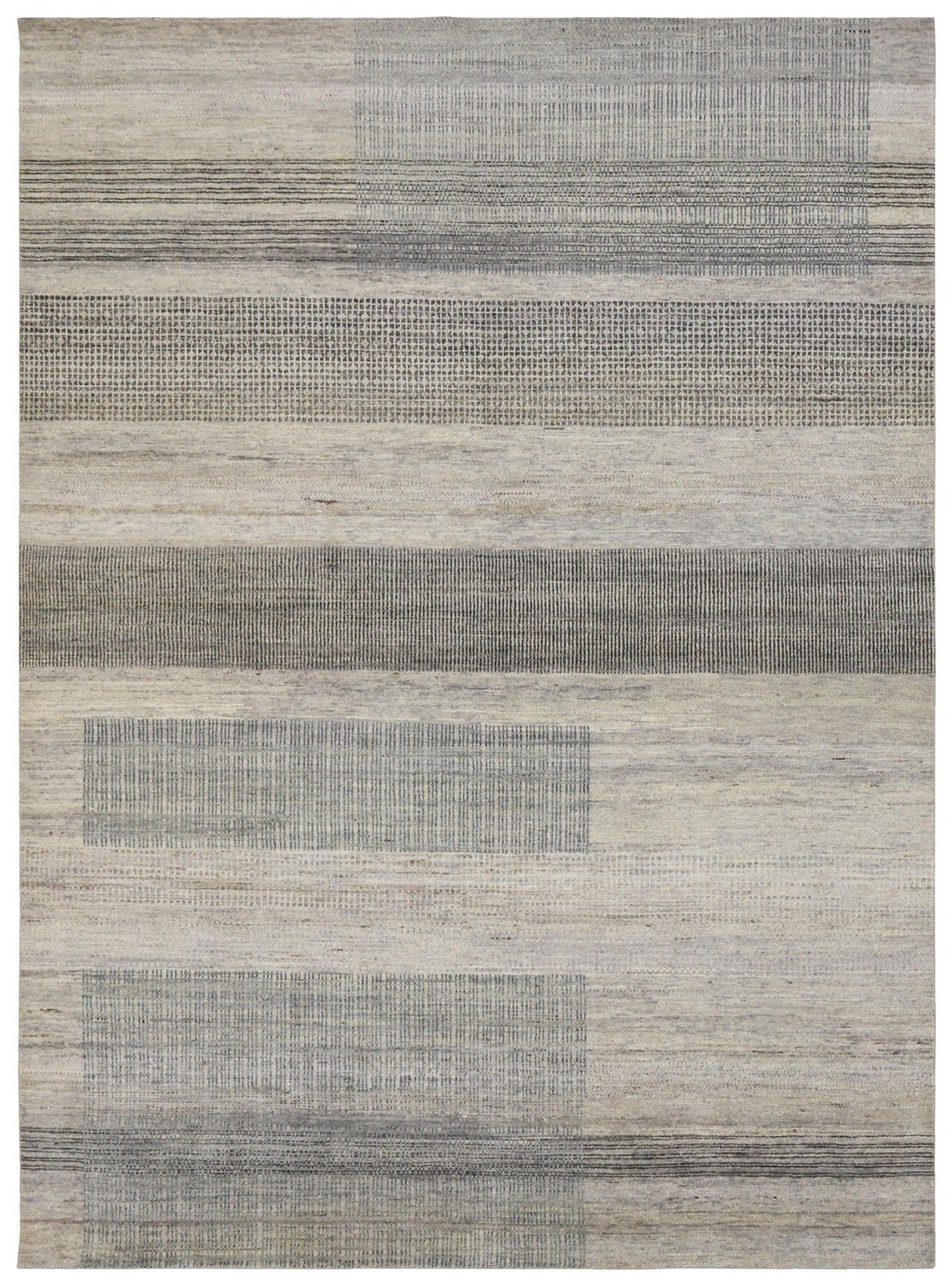 Abstract Plaid Handwoven Transitional Area Rug J73000 - Perfect for Living Room, Bedroom & Office Decor