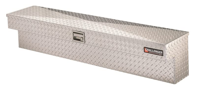 Lund 5748 Challenger Series Brite Single-Lid Side-Mount Truck Bed Storage Box | Durable Cargo Organizer for Pickup Trucks & SUVs | Perfect for Camping, Road Trips & Work Gear Storage