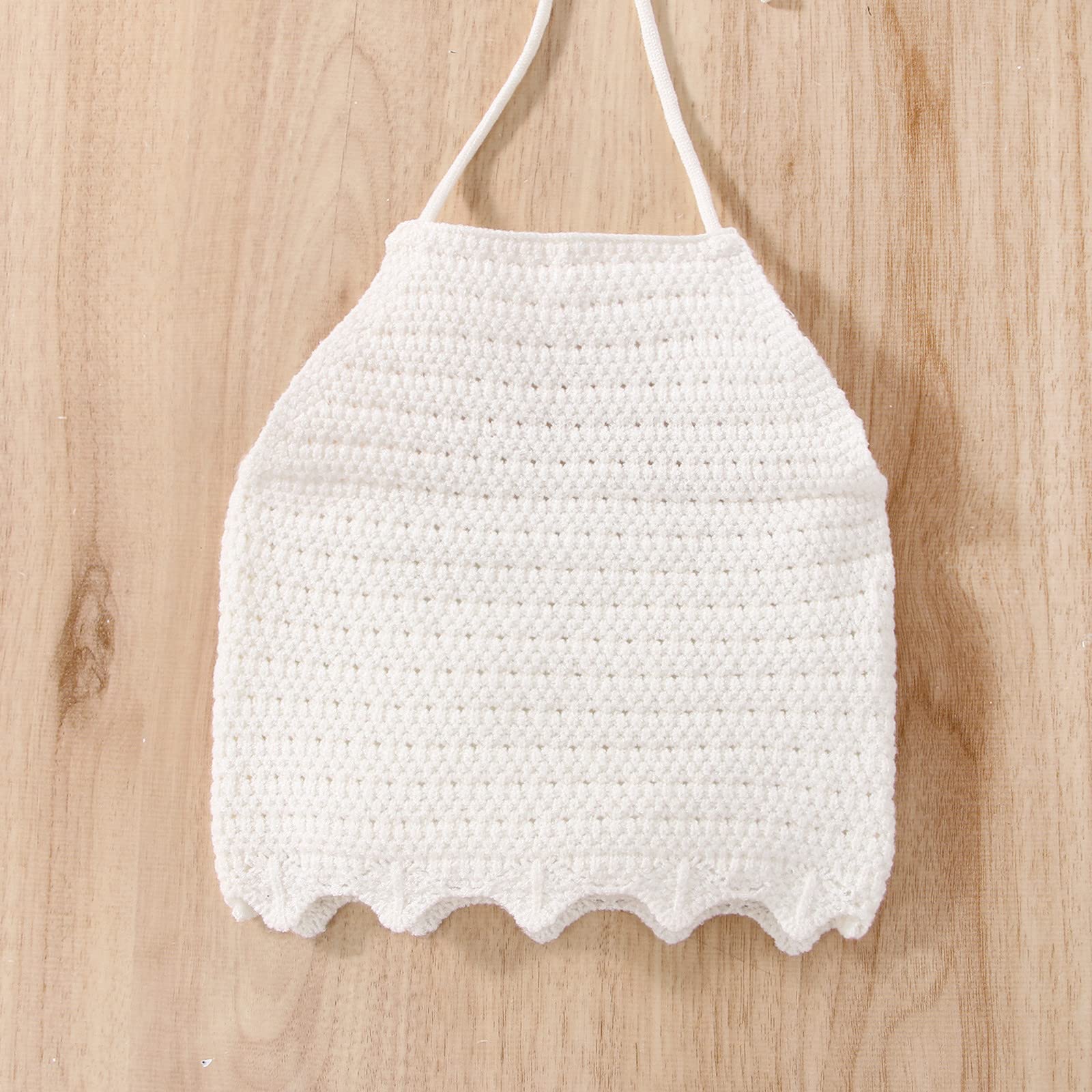 Girls Infant Summer Clothes - Toddler Casual Sleeveless Top for Beach & Outdoor Play (White, 6-12 Months) - Perfect for Warm Weather, Vacation & Family Outings