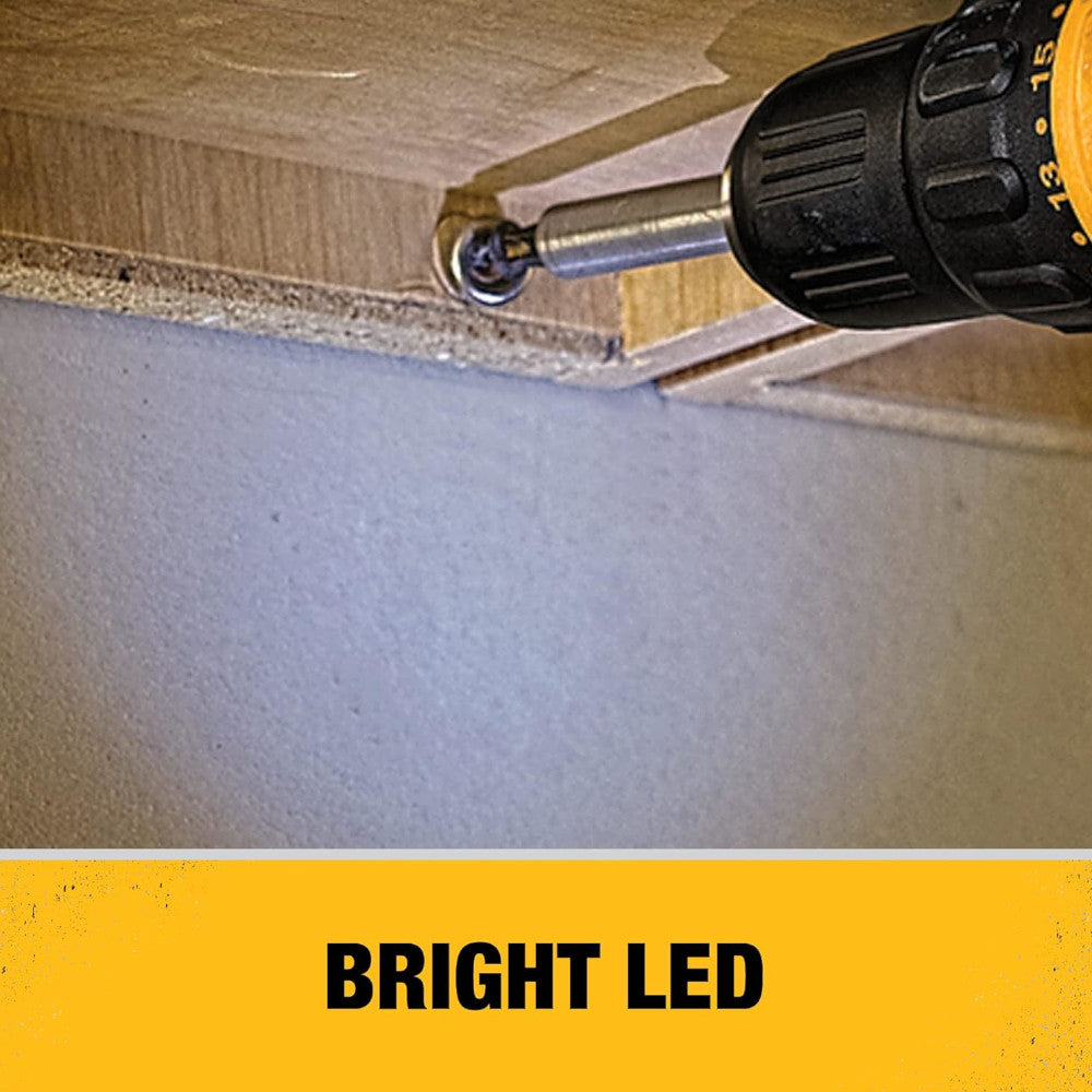DEWALT 20V MAX Cordless Hammer Drill Kit - Compact, Powerful & Refurbished with Warranty (DCD778C2) - Perfect for DIY Projects, Home Repairs & Construction Work