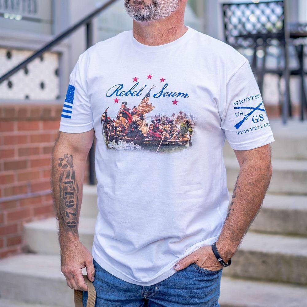 Rebel Scum Graphic T-Shirt for Men & Women - Soft Cotton White Tee - Star Wars Inspired Design - Perfect for Cosplay, Conventions & Everyday Wear