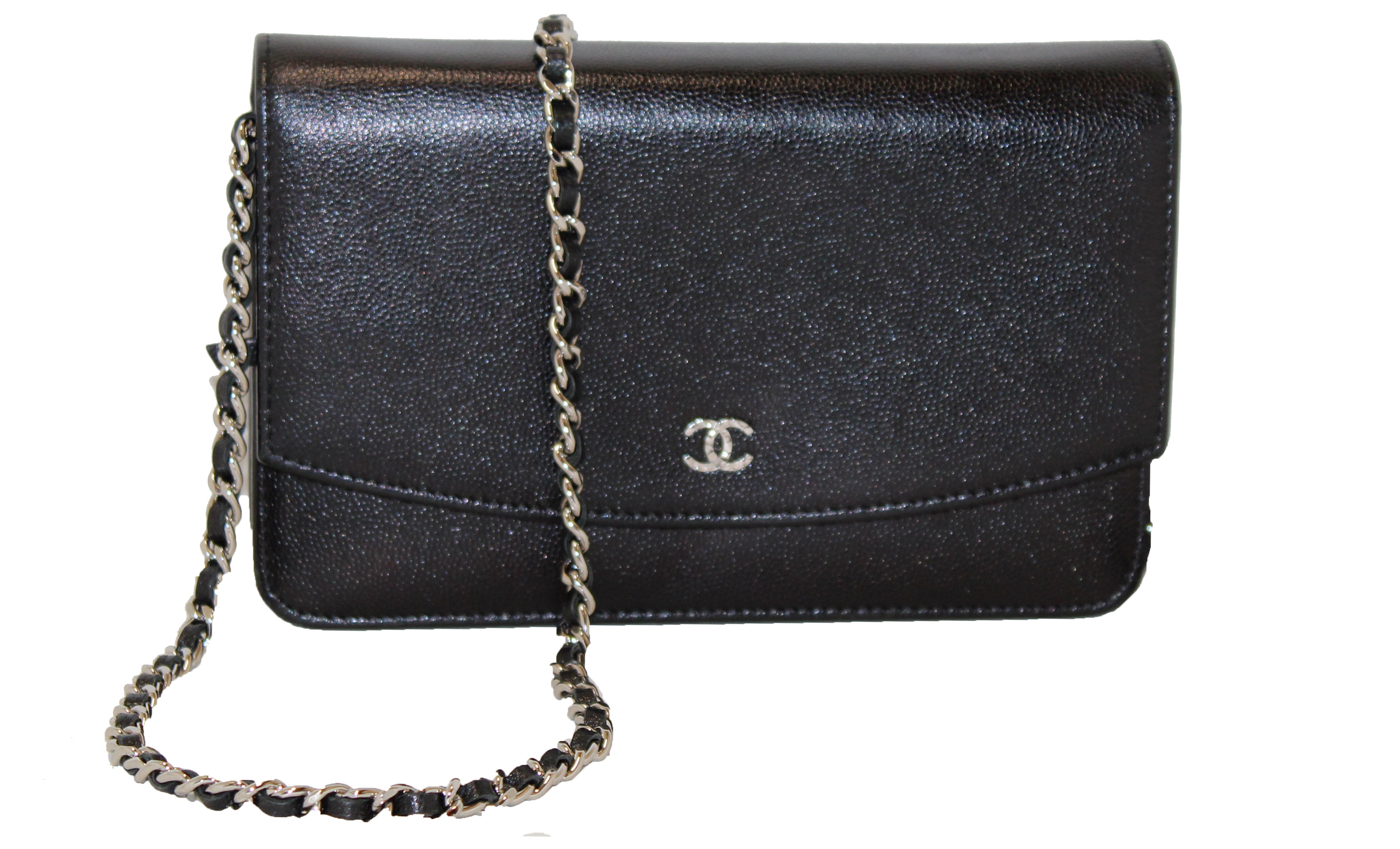 Authentic Chanel Caviar Leather Wallet On Chain WOC Crossbody Clutch Bag for Women - Luxury Designer Handbag for Everyday Use & Special Occasions