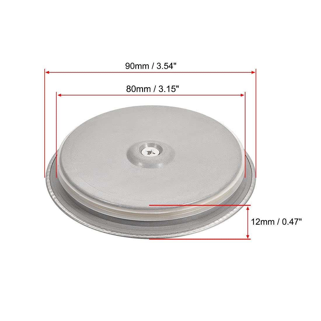 Stainless Steel Sink Drain Stopper 80mm - Kitchen Sink Seal for Home Use