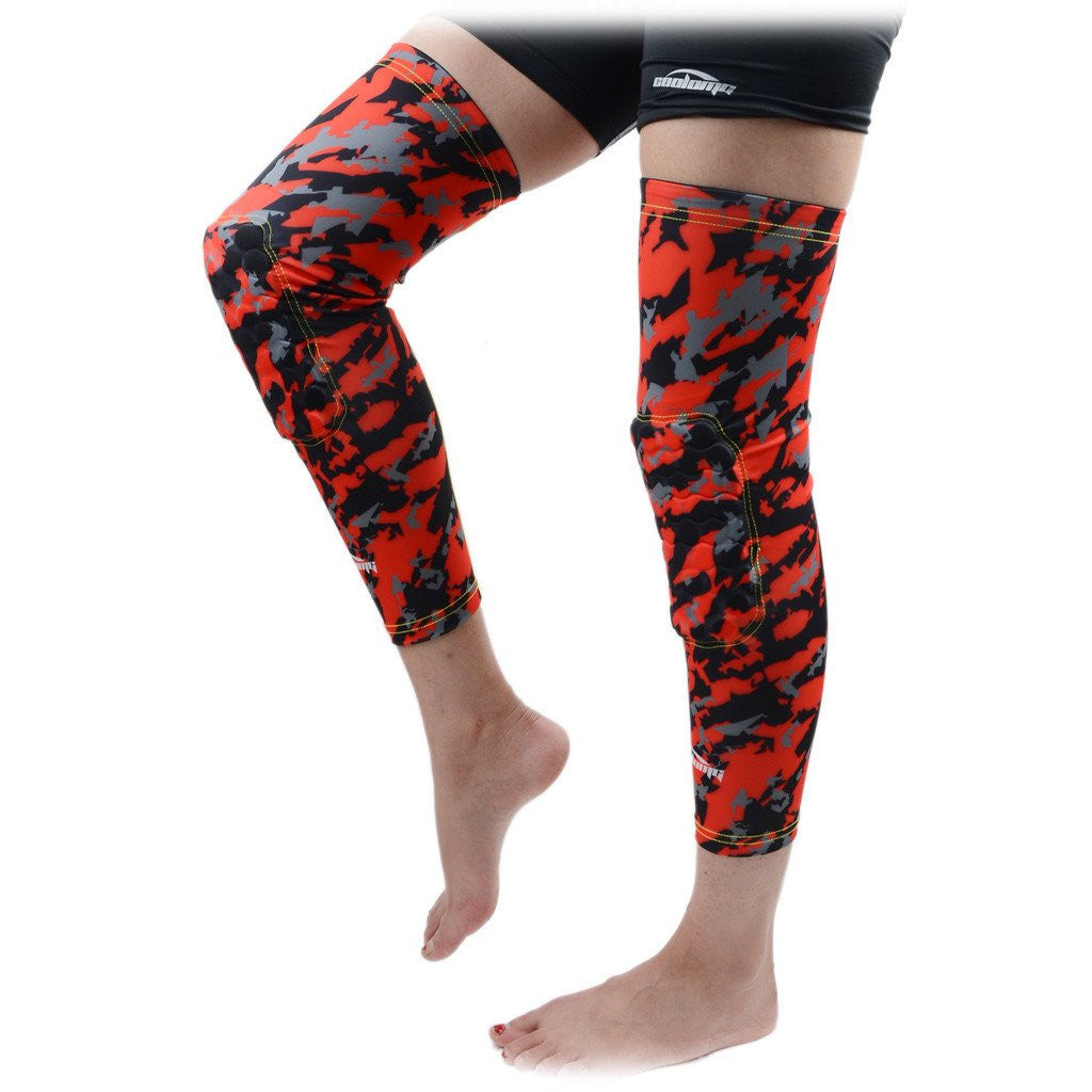 Basketball Knee Pads - Compression Knee Sleeves with Padding for Men & Women - Support & Protection for Basketball, Volleyball, Running & Workouts