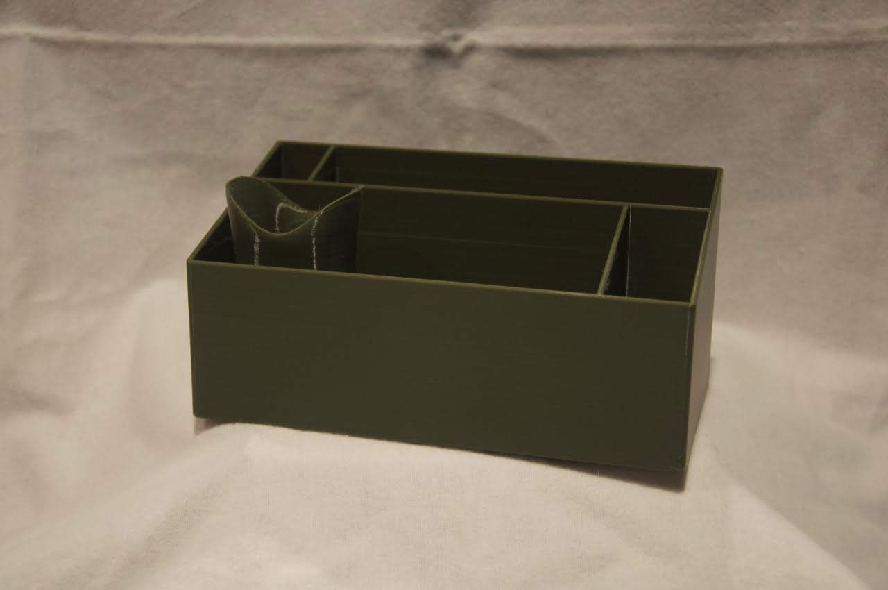 Premium Olive Paper Crafting Organizer with Glue Holder - Perfect for Tombow Liquid Glues | Ideal for Scrapbooking, Card Making & DIY Craft Projects
