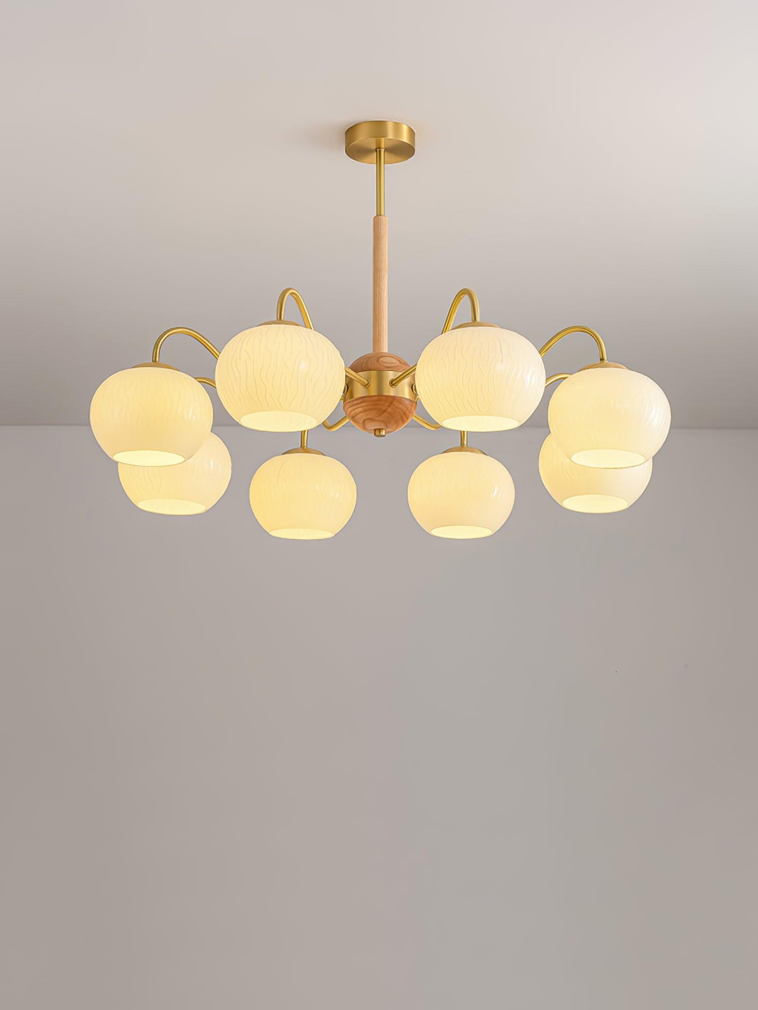 Hans Bergstrom Crystal Chandelier - Elegant Modern Ceiling Light Fixture for Dining Room, Living Room & Bedroom | Energy Efficient LED Lighting | Perfect for Home Decor & Interior Design