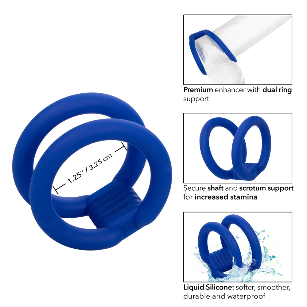 Premium Admiral Dual Cock Ring Cage - Strong & Comfortable Penis Ring for Enhanced Pleasure - Perfect for Couples & Solo Play