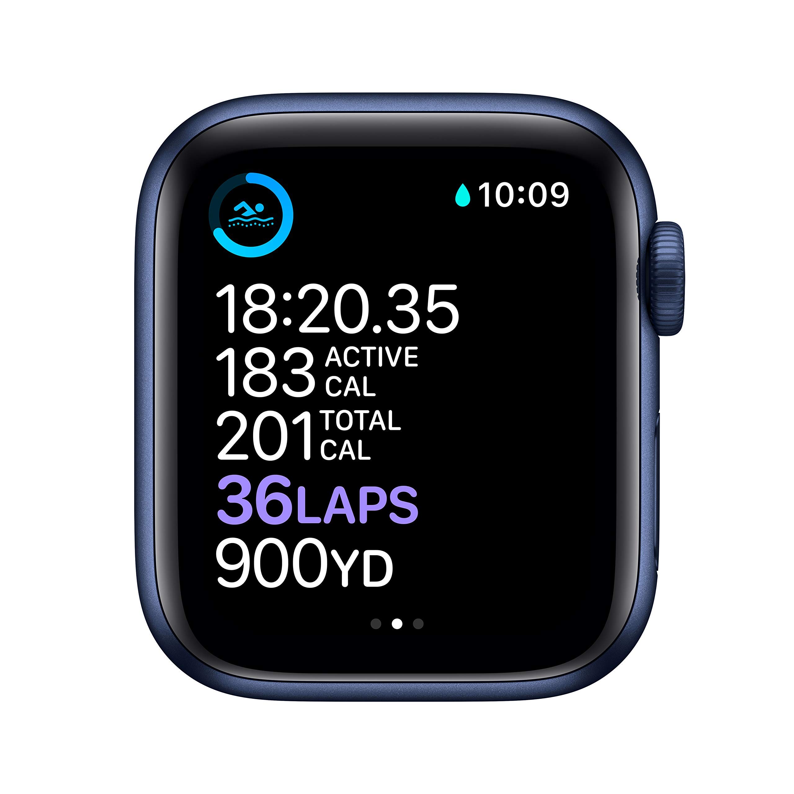 Apple Watch Series 6 (GPS, 40mm) - Blue Aluminum Case with Deep Navy Sport Band (Renewed) | Smartwatch for Fitness Tracking, Heart Rate Monitoring & Notifications | Perfect for Running, Swimming & Daily Use
