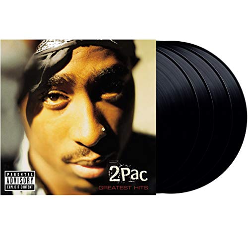 2Pac Greatest Hits 4LP Vinyl Record - Classic Hip Hop Music Album for Collectors & Music Lovers - Perfect for Home Listening, Parties & Gifts