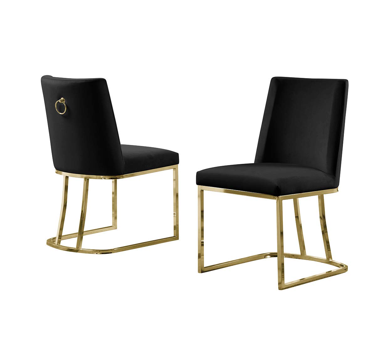 Premium Black Side Chairs for Dining Room - High-Quality Modern Furniture for Home, Office & Restaurant Use