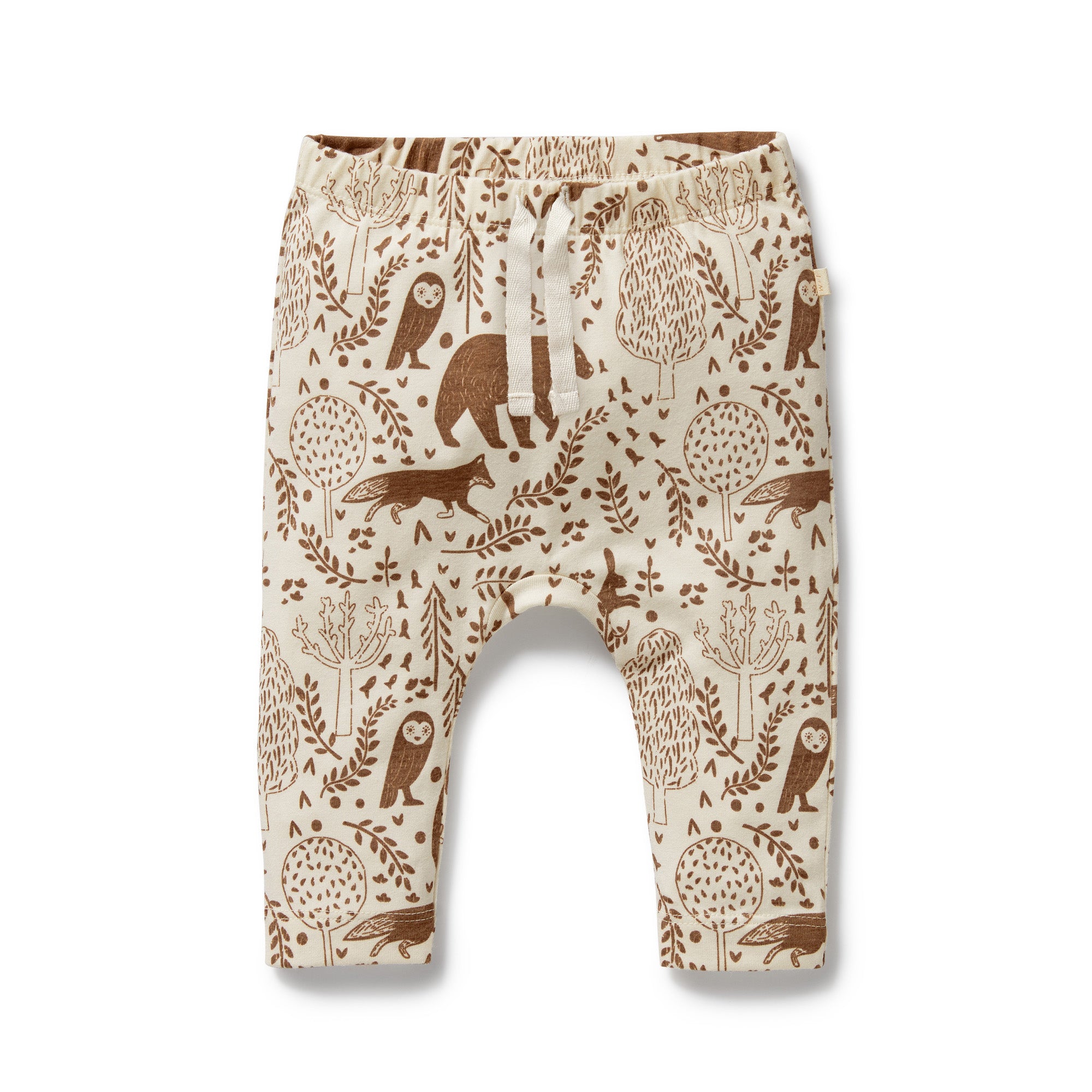 Premium Organic Cotton Winter Forest Print Leggings - Soft, Stretchy & Eco-Friendly for Yoga, Running & Casual Wear