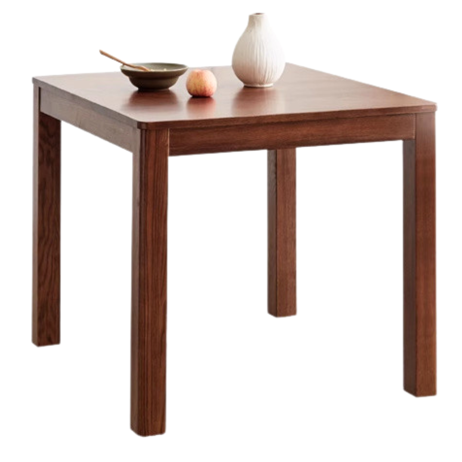 Solid Oak Wood Square Dining Table - Rustic Farmhouse Style for Kitchen, Dining Room & Small Spaces | Durable & Stylish Home Furniture