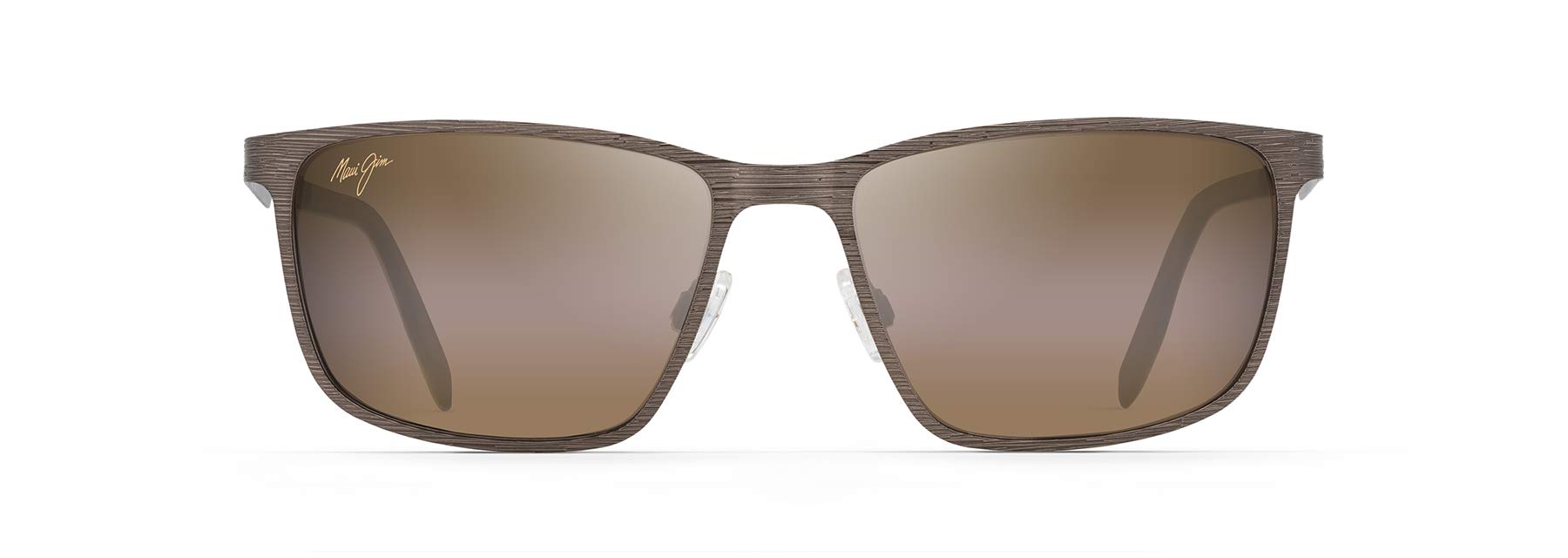 Maui Jim Men's Cut Mountain Rectangular Polarized Sunglasses for Driving, Hiking & Outdoor Activities - UV Protection & Glare Reduction
