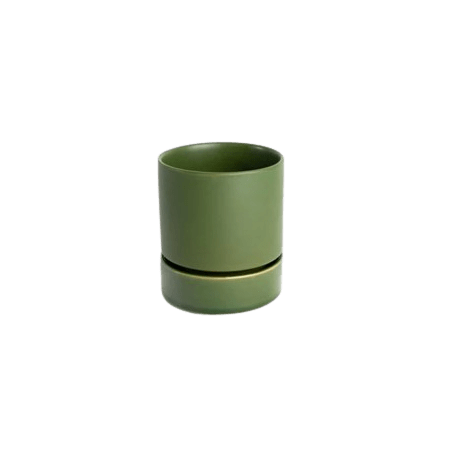 Billie Small Olive Planter - Perfect for Indoor Plants, Succulents, and Home Decor