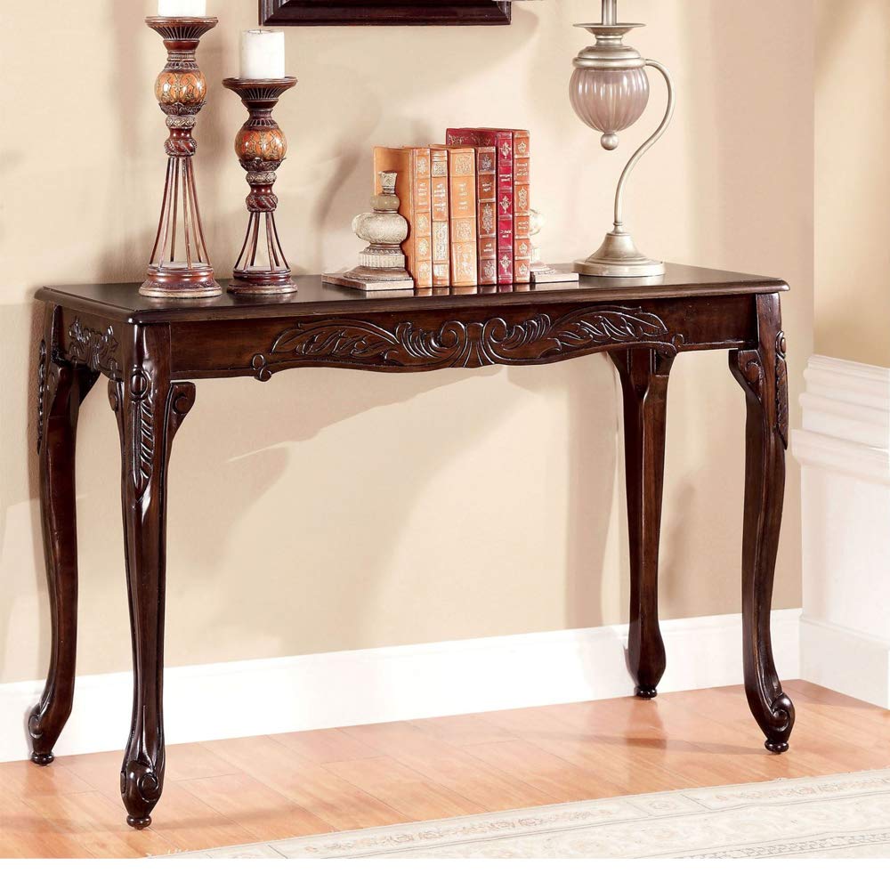 Venetian Worldwide Sofa Table - Cherry Wood Console Table for Living Room, Entryway & Hallway - Elegant Home Decor & Functional Furniture