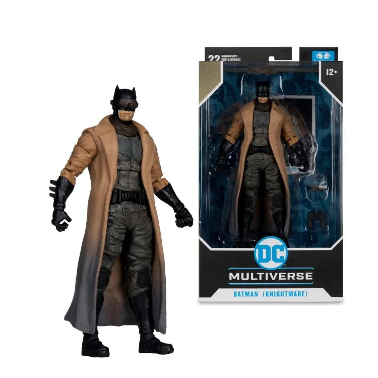 Batman (Knightmare) DC Multiverse Action Figure - Batman v Superman: Dawn of Justice Collectible Toy for Display & Play | Perfect for Superhero Fans & Collectors | Great for Home Decor, Office Display, and Gift Giving