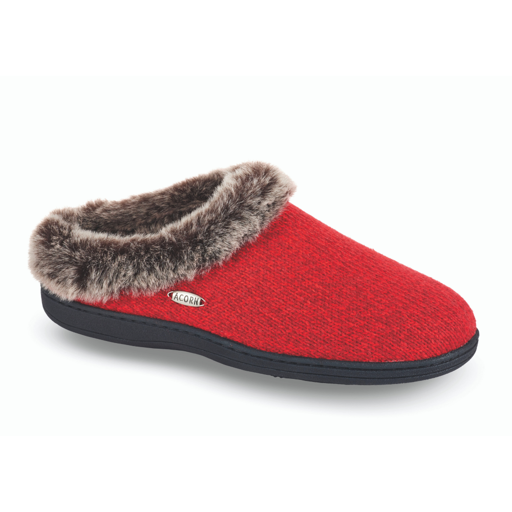 Women's Faux Fur Chinchilla Clog Slippers - Cozy Indoor/Outdoor House Shoes with Non-Slip Sole - Perfect for Winter, Home, Lounge & Quick Errands