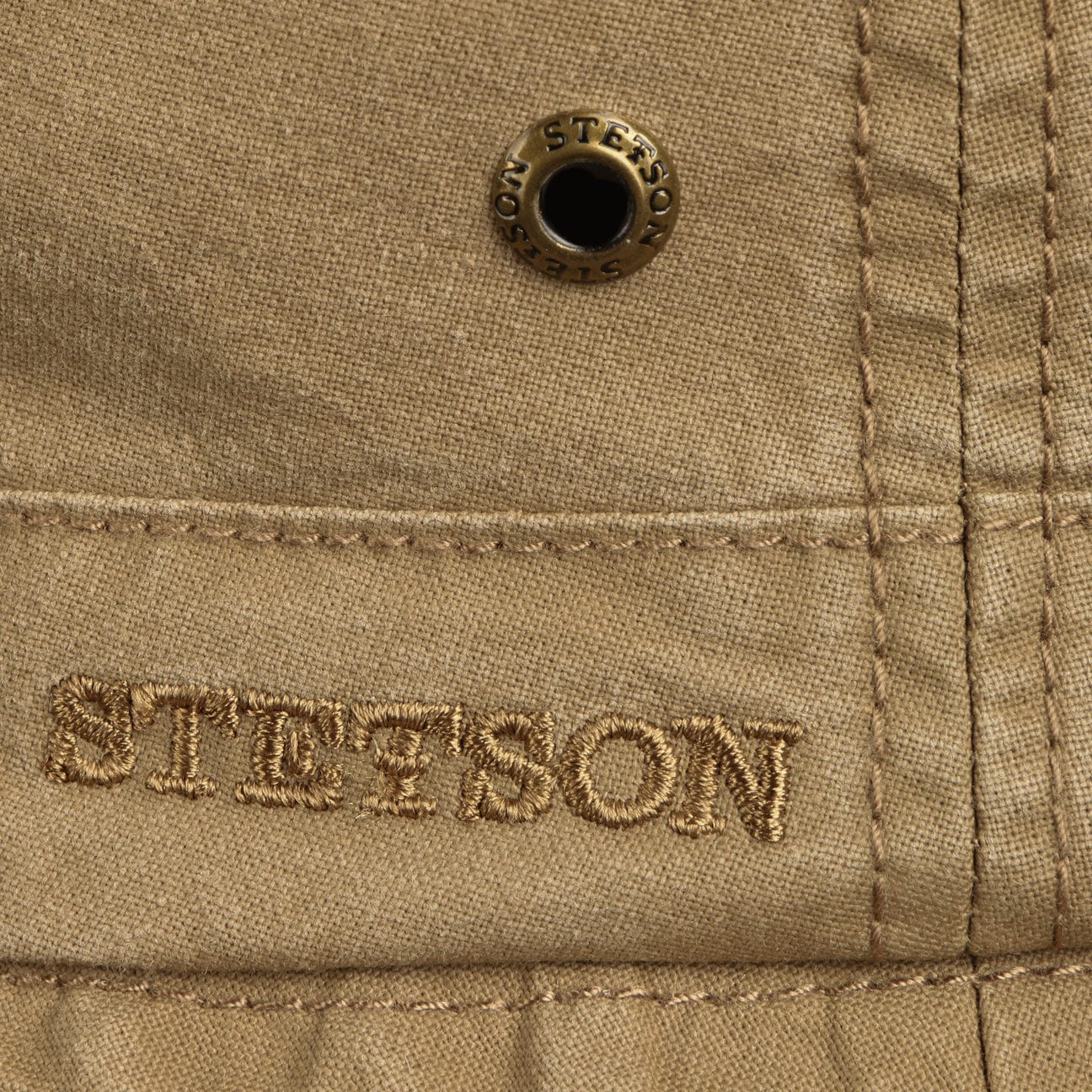 Stetson Delave Cotton Hat for Men & Women - Breathable Summer Sun Hat for Outdoor, Beach, and Travel - Stylish Unisex Wide Brim Hat for UV Protection