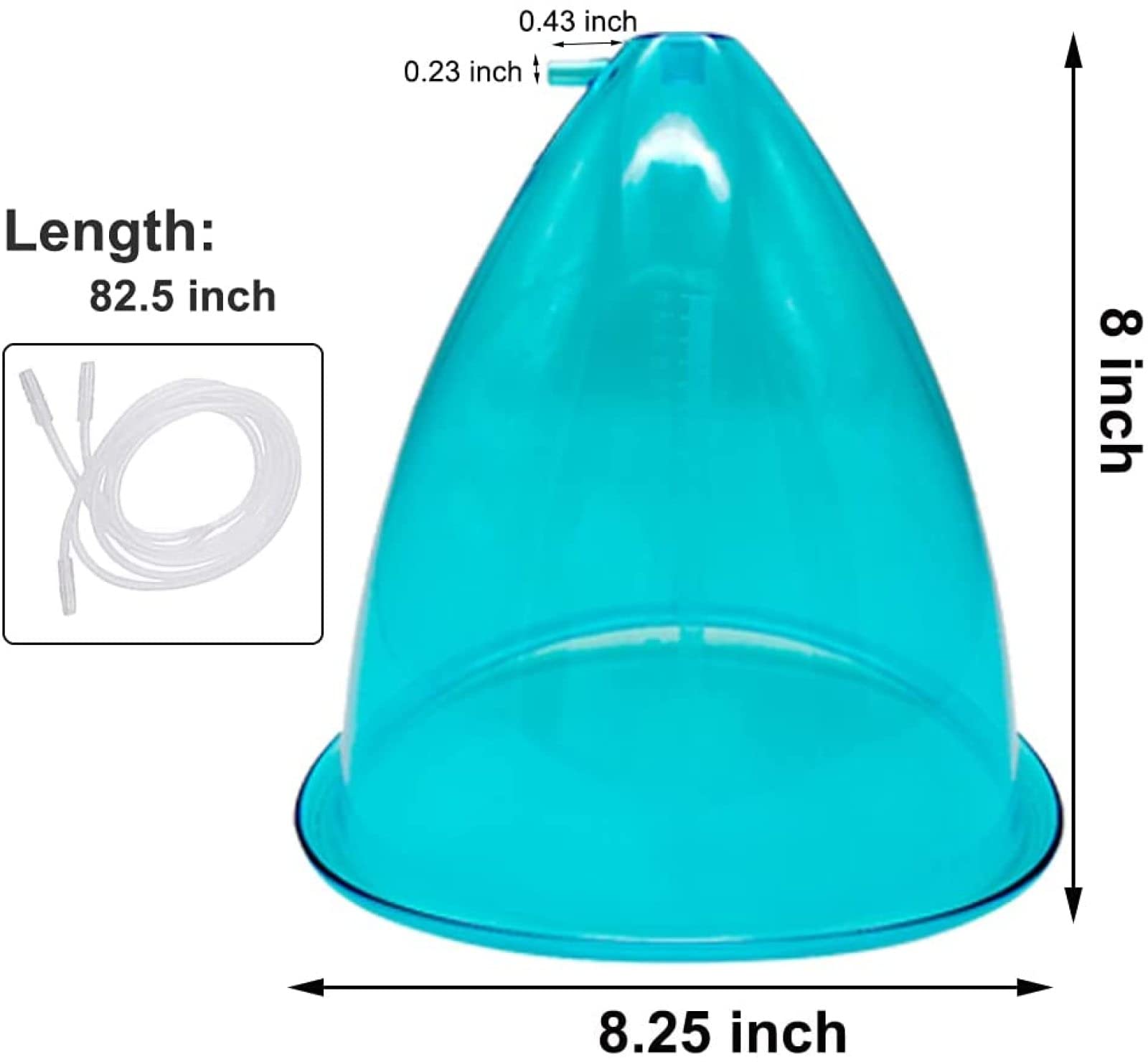 180ML Vacuum Cupping Cup Set (2pcs) - Large Buttocks Massage Cups for Women, Body Sculpting & Cellulite Treatment - Perfect for Home Spa, Post-Workout Recovery & Relaxation Therapy