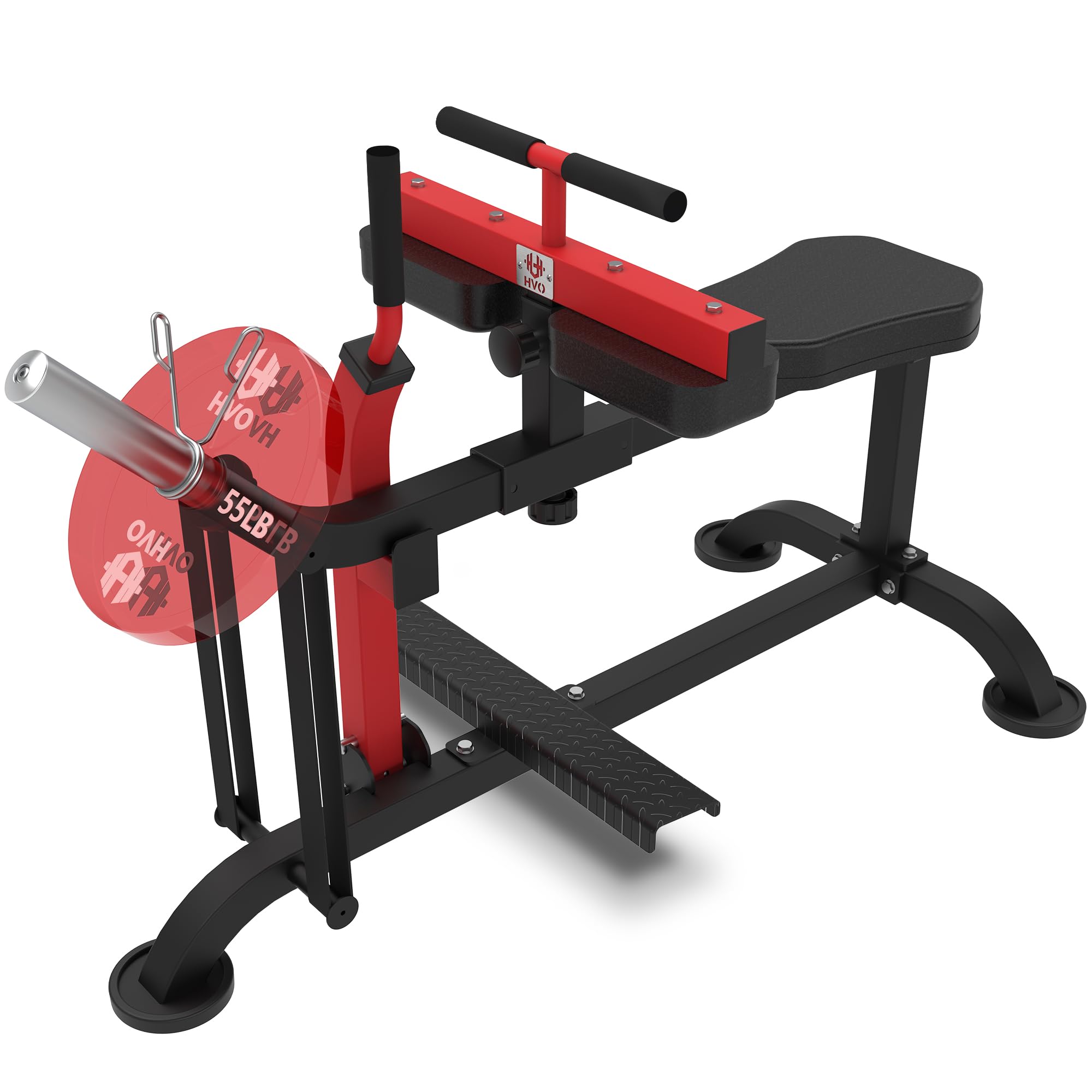 HVO Seated Calf Raise Machine for Home Gym - Professional Calf Exercise Equipment for Strength Training & Muscle Building - Perfect for Home Workouts & Commercial Gyms