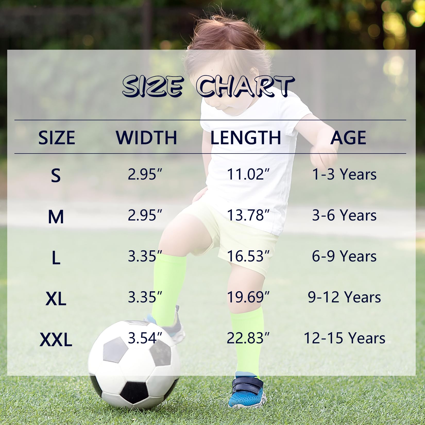 Century Star 6 Pairs Kids Soccer Socks - Soft Cotton Knee High Socks for Boys & Girls, Youth Athletic Socks for Soccer, Baseball, Softball - Perfect for Sports, School & Daily Wear