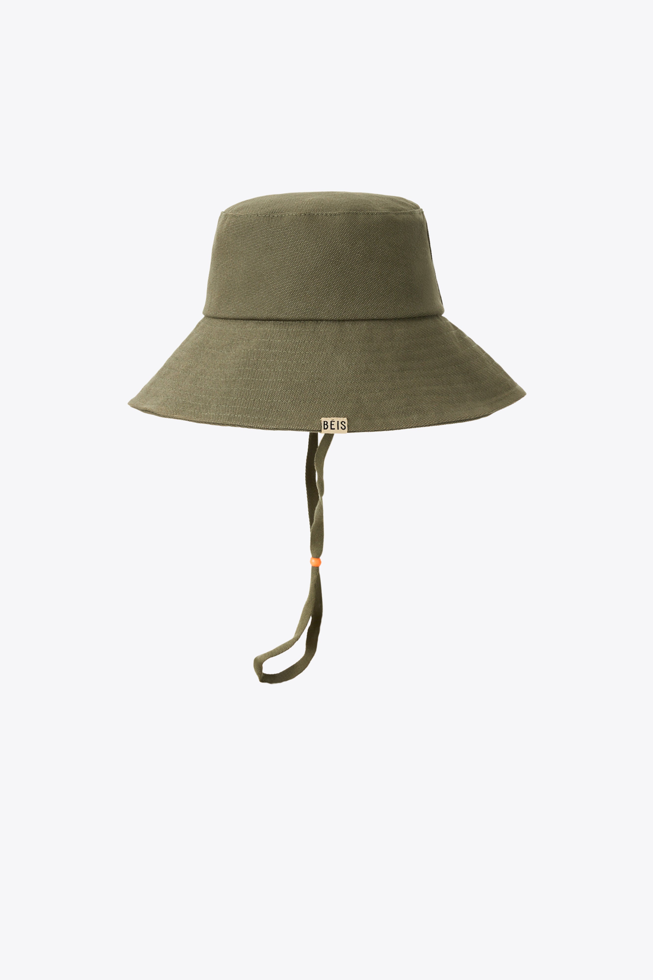Kids Wide Brim Sun Hat in Olive - UPF 50+ UV Protection for Boys & Girls - Perfect for Beach, Pool, and Outdoor Play