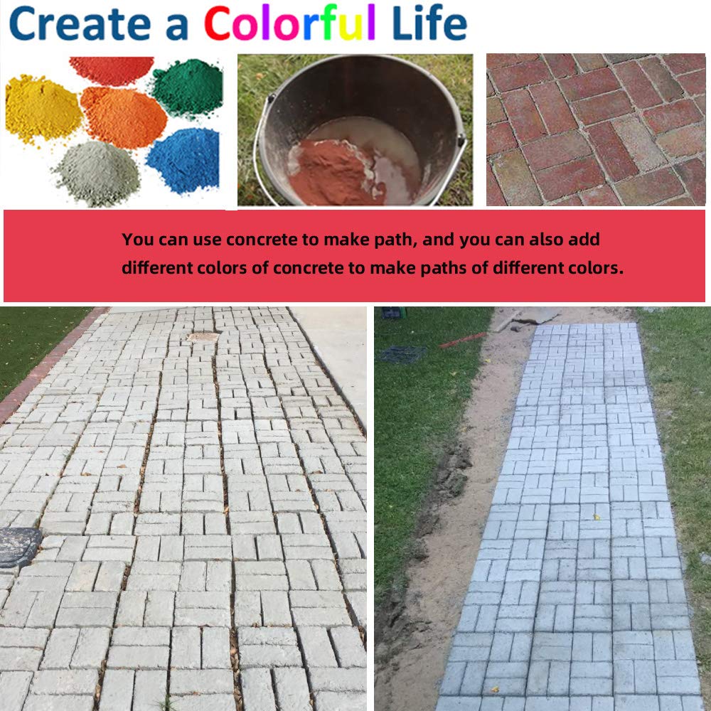 8-Grid Reusable Concrete Walk Maker Mold - 15.7