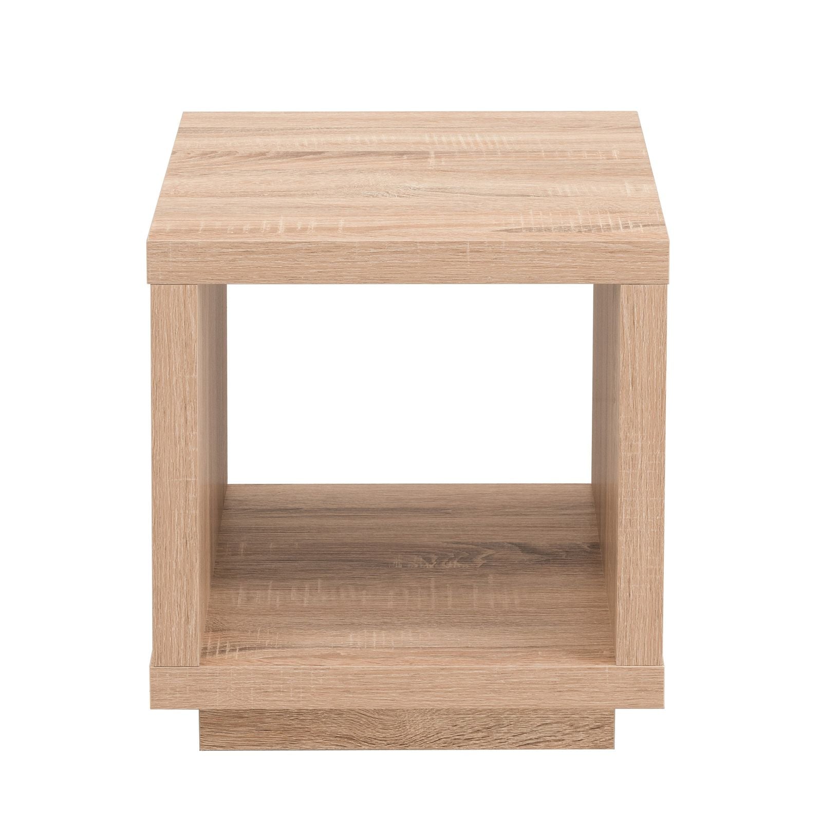 Criterion Brunswick 450mm Oak End Table - Perfect for Living Room, Bedroom, or Office Side Table
