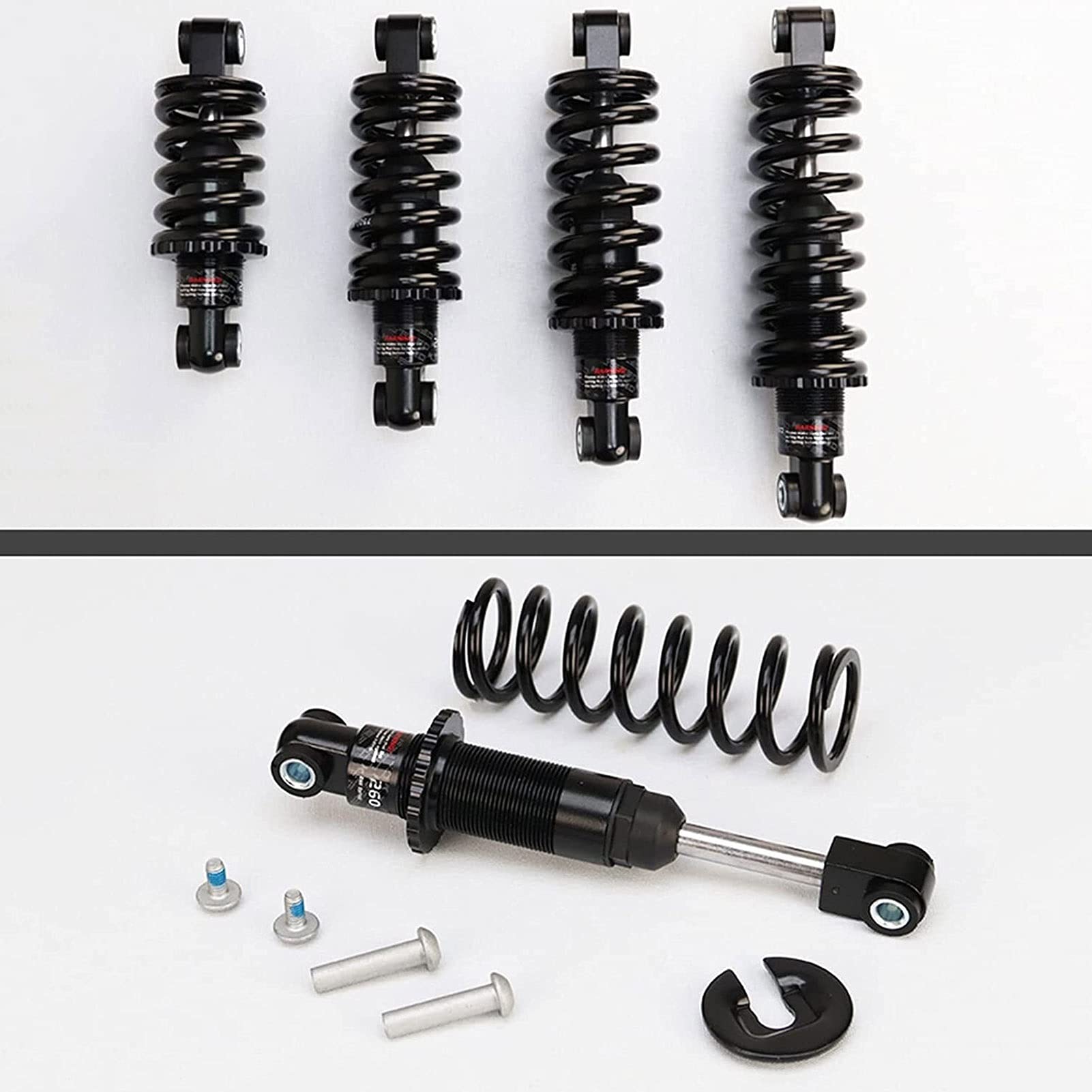 Premium 150mm Mountain Bike Rear Shock Absorber - Adjustable Air Spring Suspension for Downhill & Trail Bikes (750Lbs Capacity) | Durable MTB Suspension for Rough Terrains & Off-Road Adventures