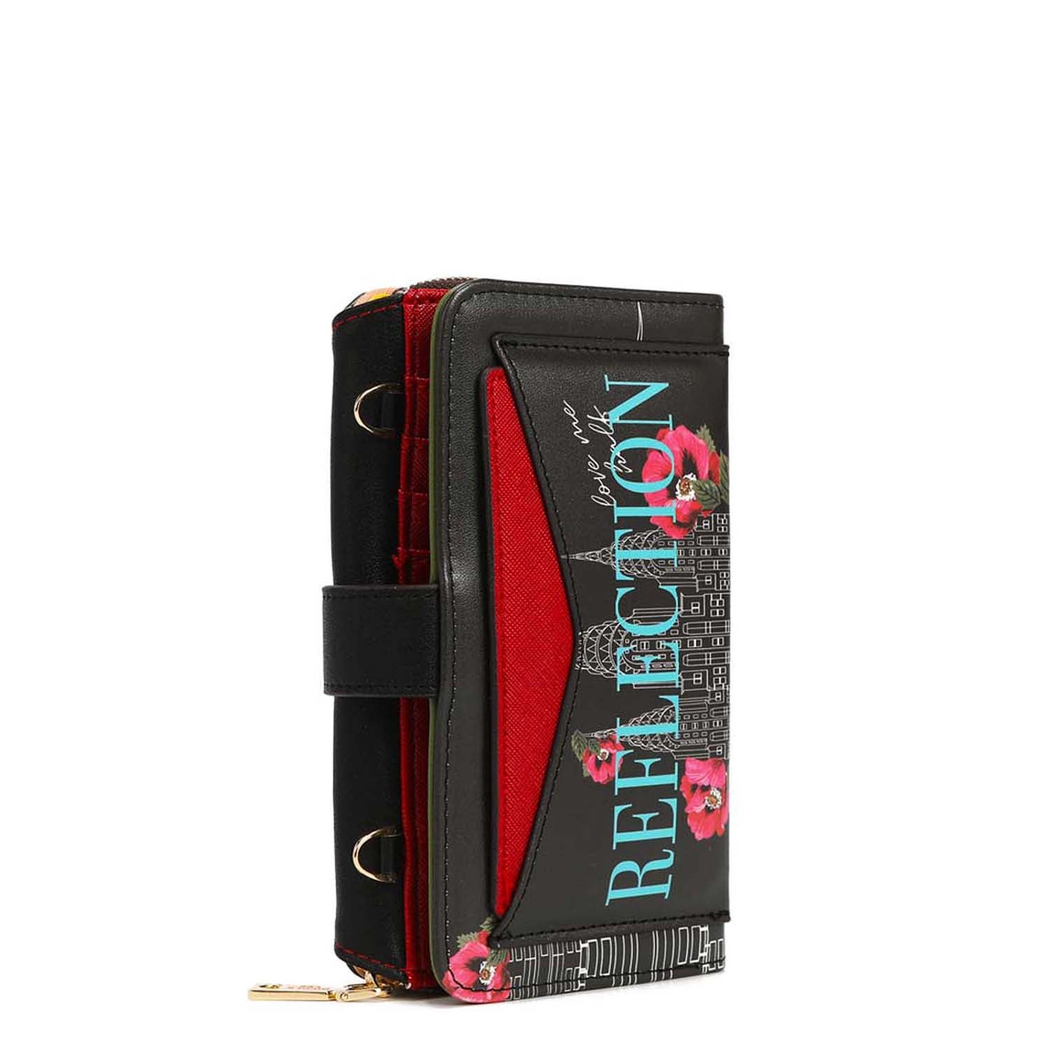 Stylish Trifold Phone Case with Crossbody Wallet - Perfect for Hands-Free Convenience While Shopping, Traveling, or Running Errands