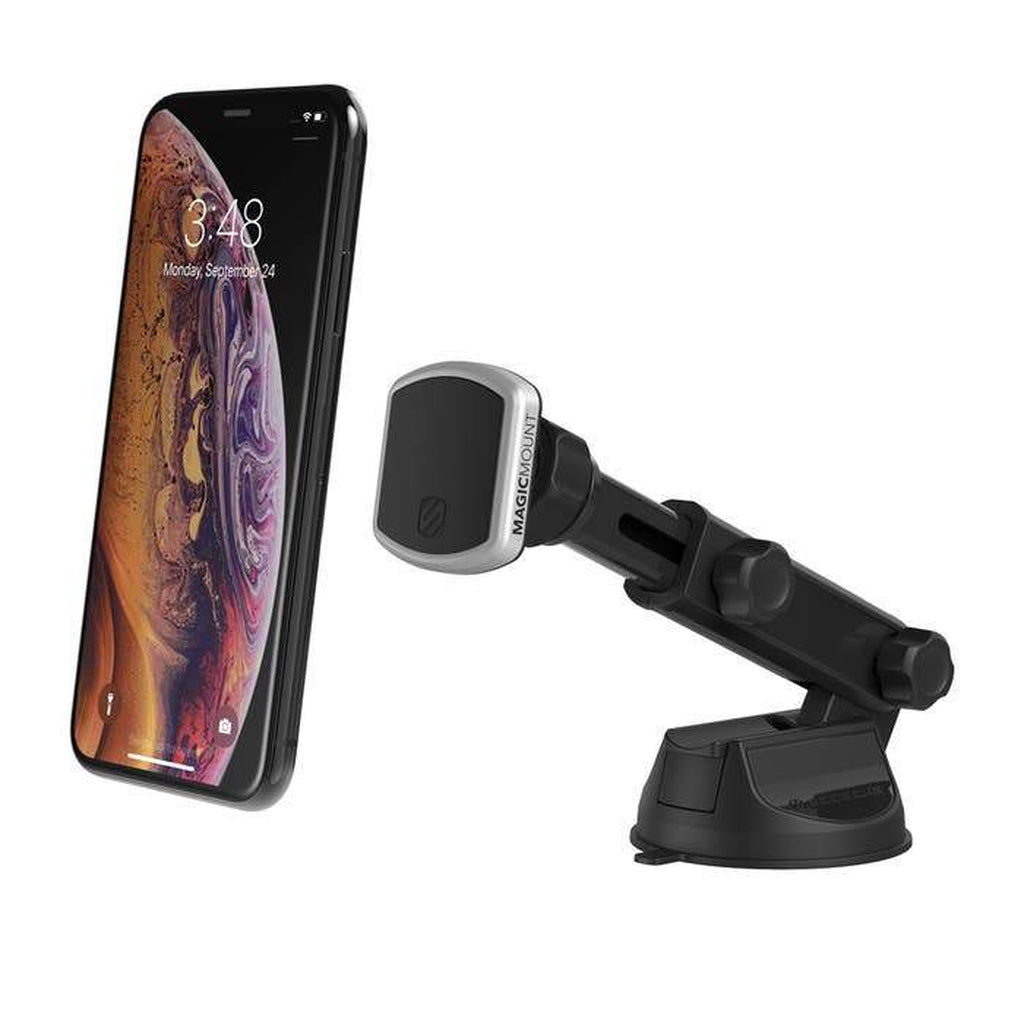 MagicMount™ Extendo - Universal Magnetic Phone Mount for Car, Desk & Wall - Strong Hold for iPhone, Samsung & All Smartphones - Perfect for Driving, Working & Home Use