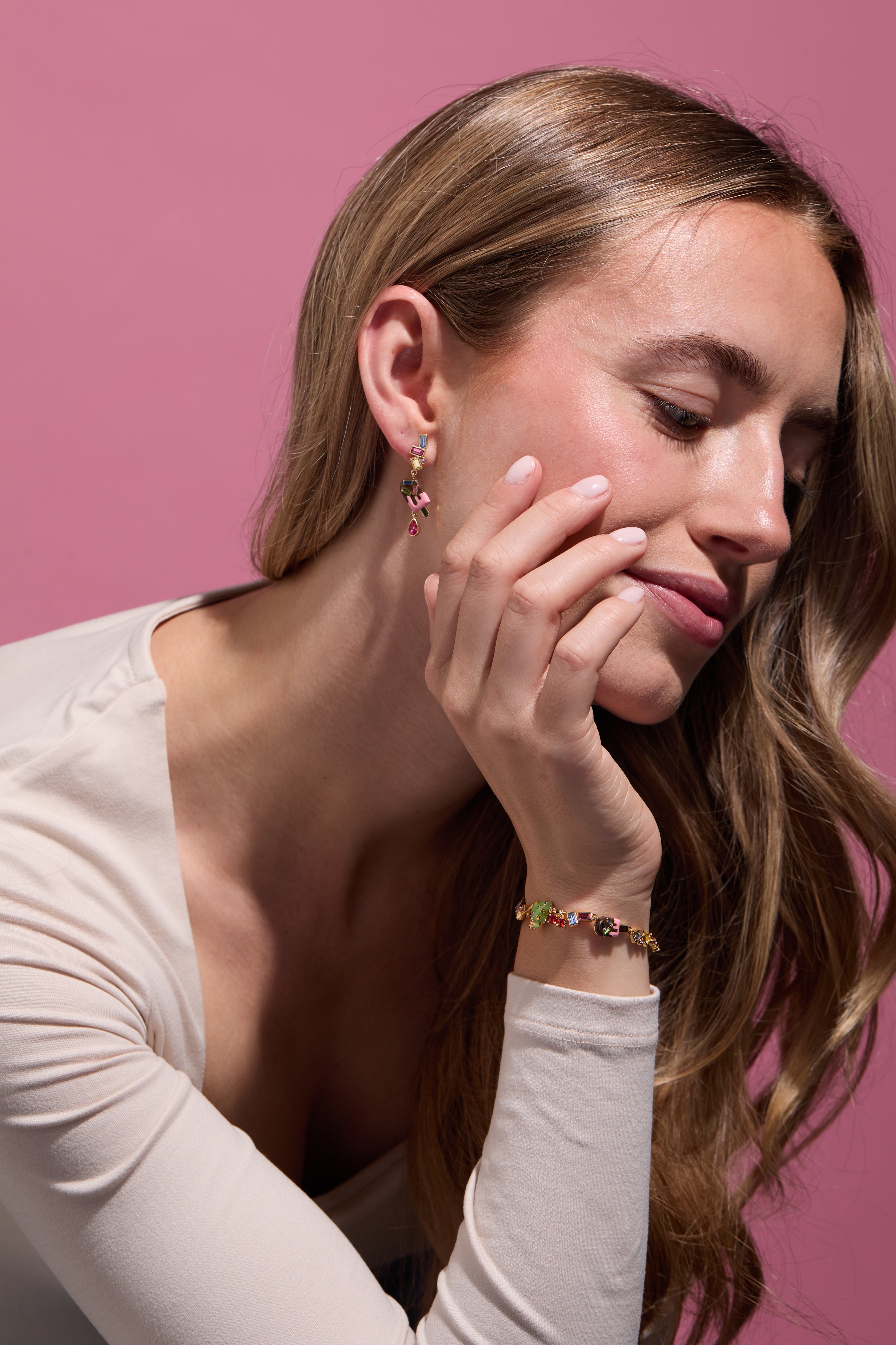 Trendy Ice Pop Drop Earrings for Women - Fashionable Dangling Jewelry for Parties & Everyday Wear