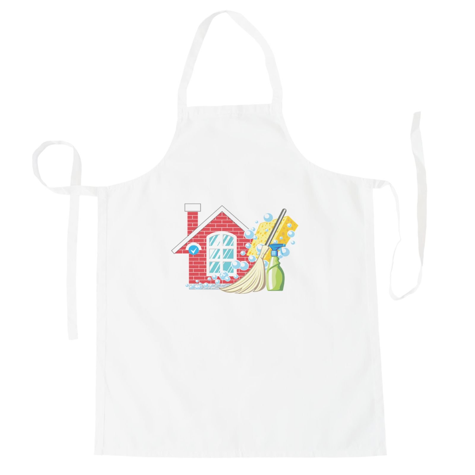 INNOGLEN Job Done Clean House Domestic Cleaner Apron Y110B - Durable Kitchen Apron for Cooking, Cleaning & Gardening - Perfect for Housekeepers, Chefs & DIY Enthusiasts
