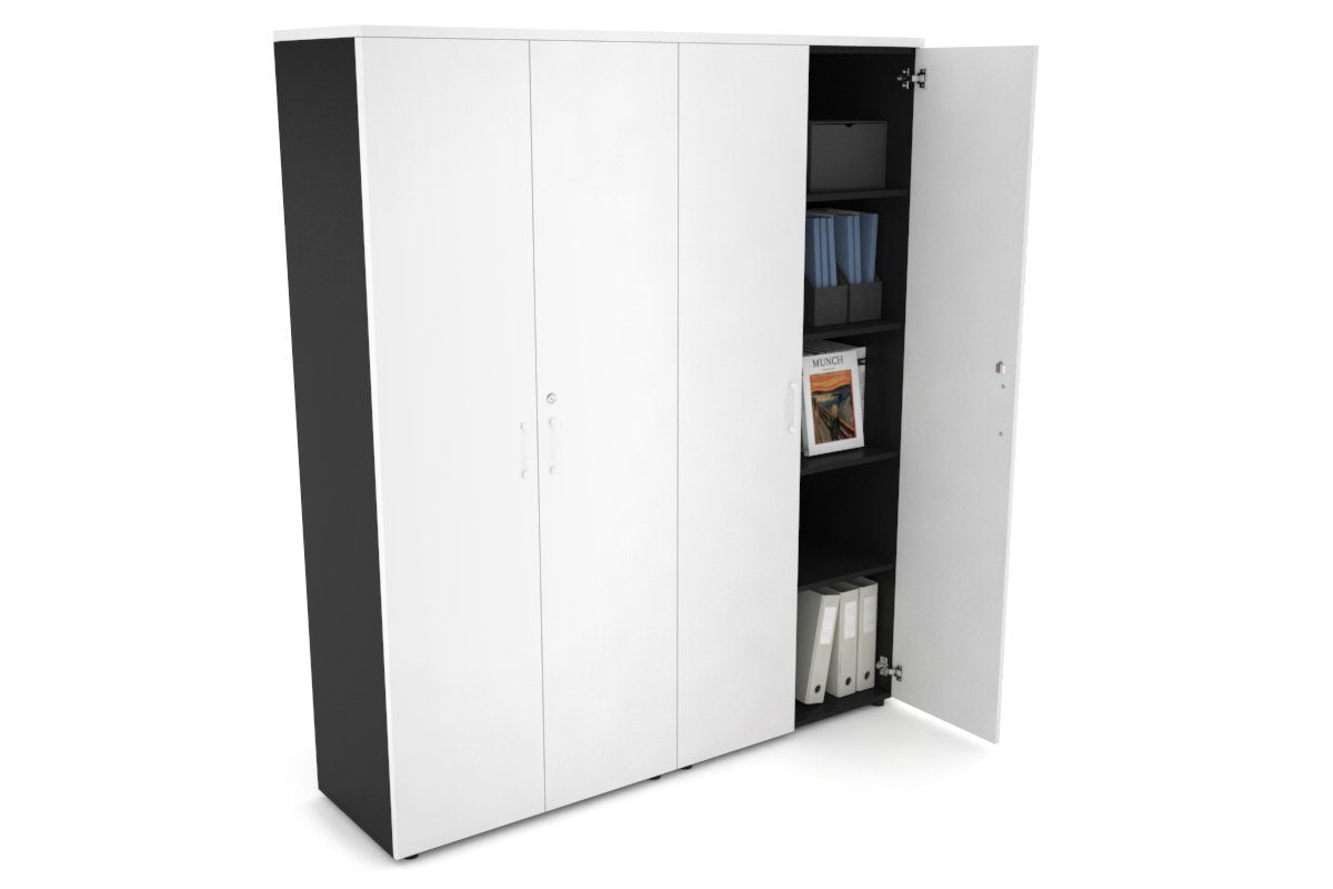 Large Storage Cabinet with Wide Doors - 62.9
