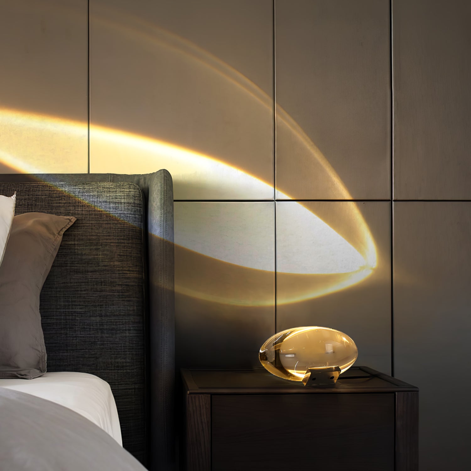 Atman Modern LED Table Lamp - Adjustable Brightness, USB Charging Port, Touch Control - Perfect for Bedroom, Office & Study Room Lighting
