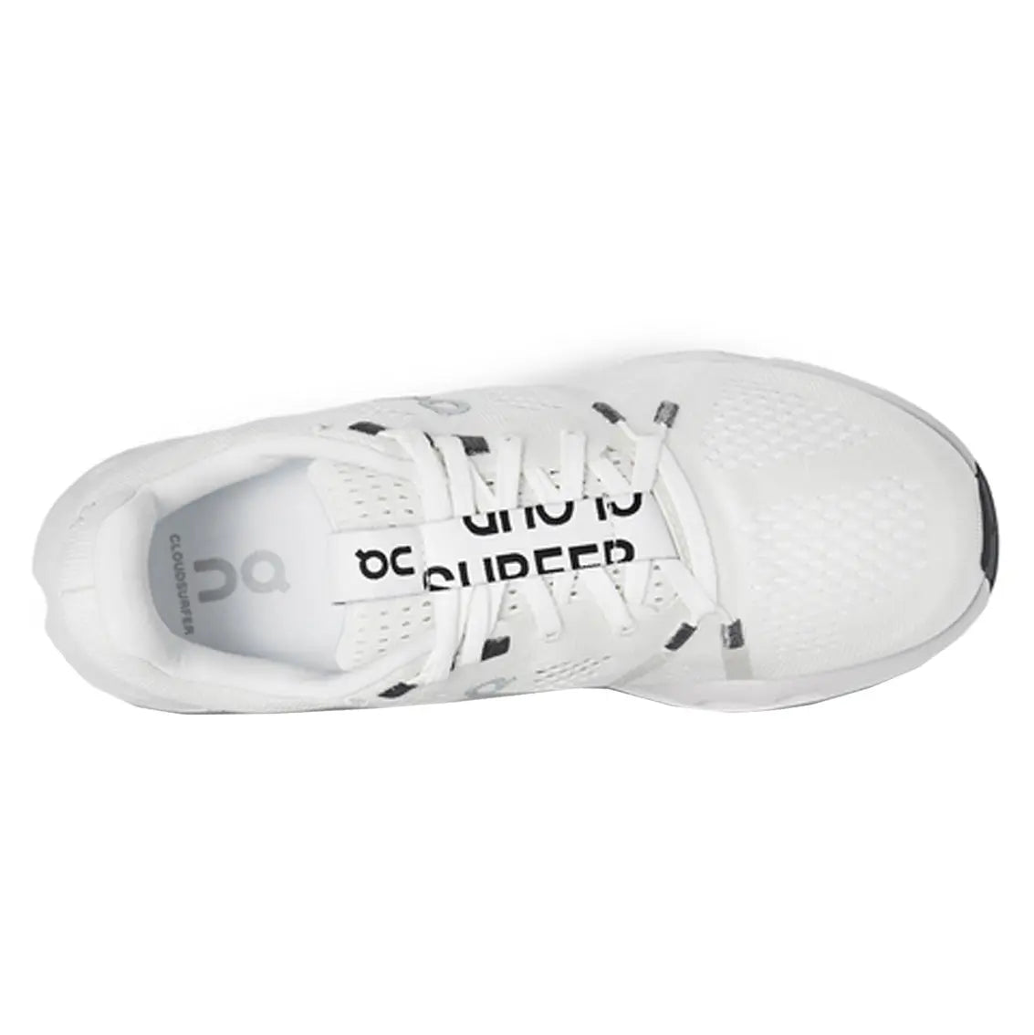 Men's On Running Cloudsurfer 7 Running Shoes - White/Frost - Lightweight & Cushioned for Road Running, Jogging & Gym Workouts