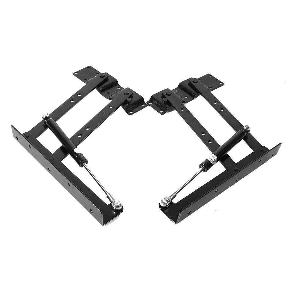 2X Heavy Duty Hydraulic Hinge Coffee Table Lift Mechanism - Top Lifting Frame Hardware for Furniture - Perfect for DIY Projects, Home Office, and Living Room Decor