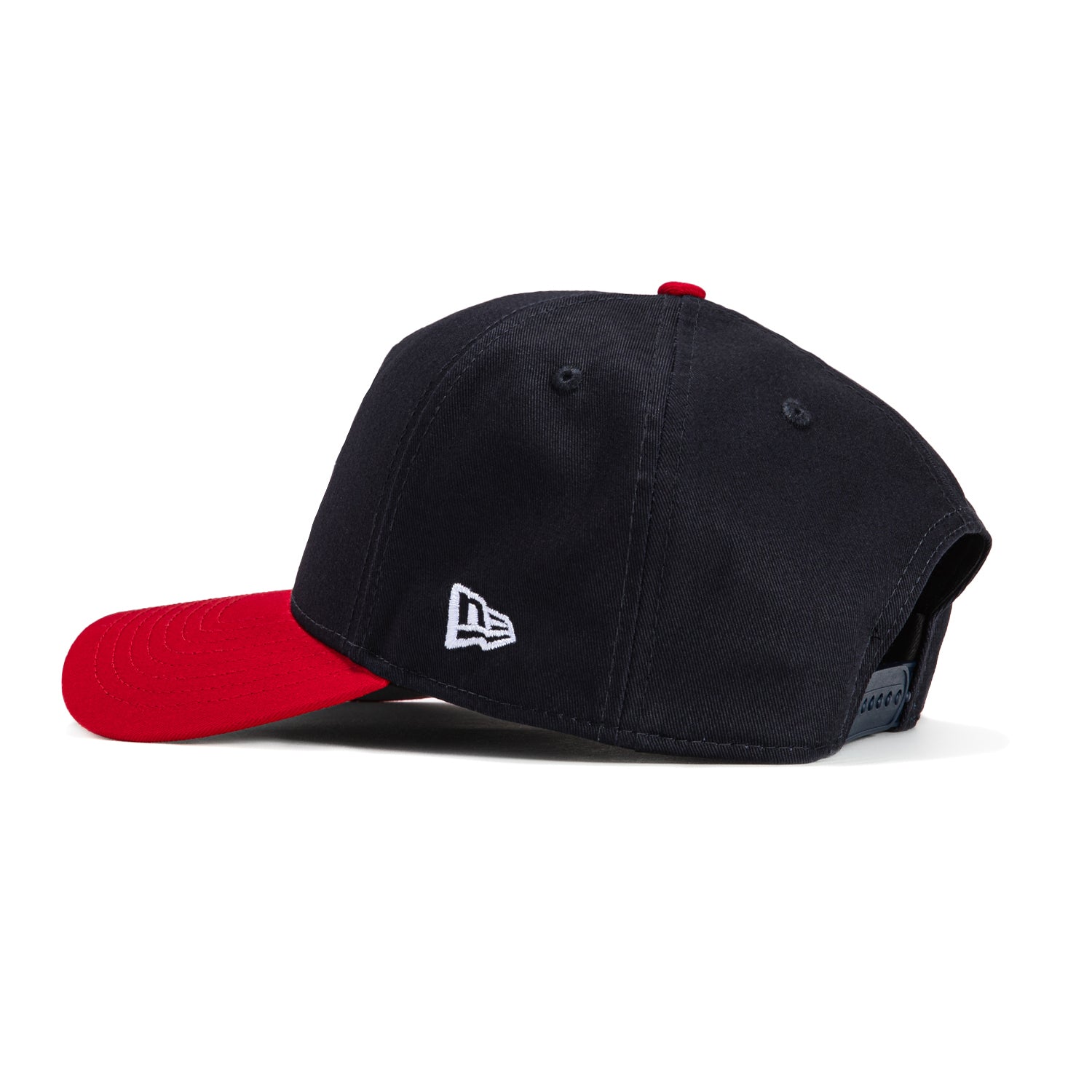 New Era 9Forty A-Frame Atlanta Braves Snapback Baseball Cap - Navy & Red - Official MLB Licensed Hat for Men & Women - Perfect for Games, Tailgating & Casual Wear