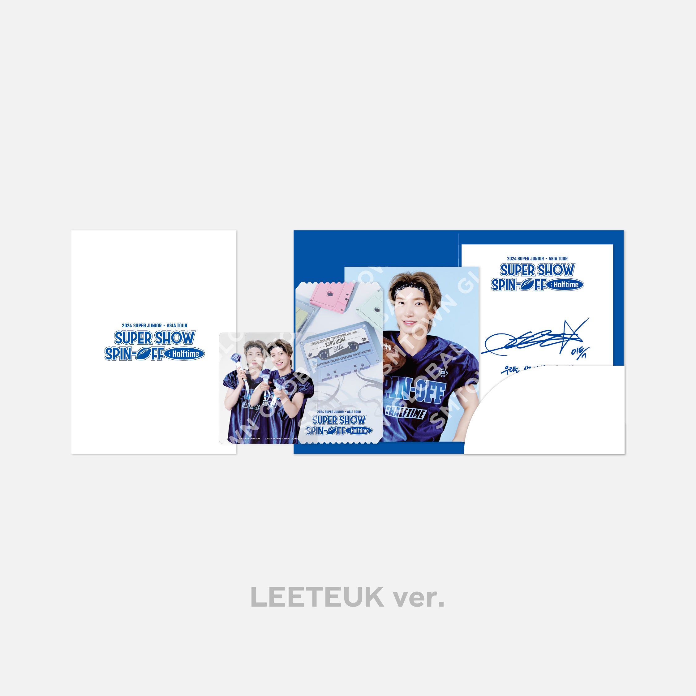 2024 SUPER JUNIOR 'SUPER SHOW SPIN-OFF: Halftime' Official MD Ticket Set - K-Pop Concert Merchandise for ELF Fan Collection & Memorabilia