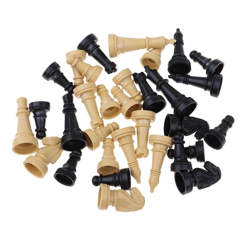 32-Piece International Wooden Chess Set - Classic Strategy Board Game for Kids & Adults - Perfect for Family Game Nights, Travel, and Educational Play