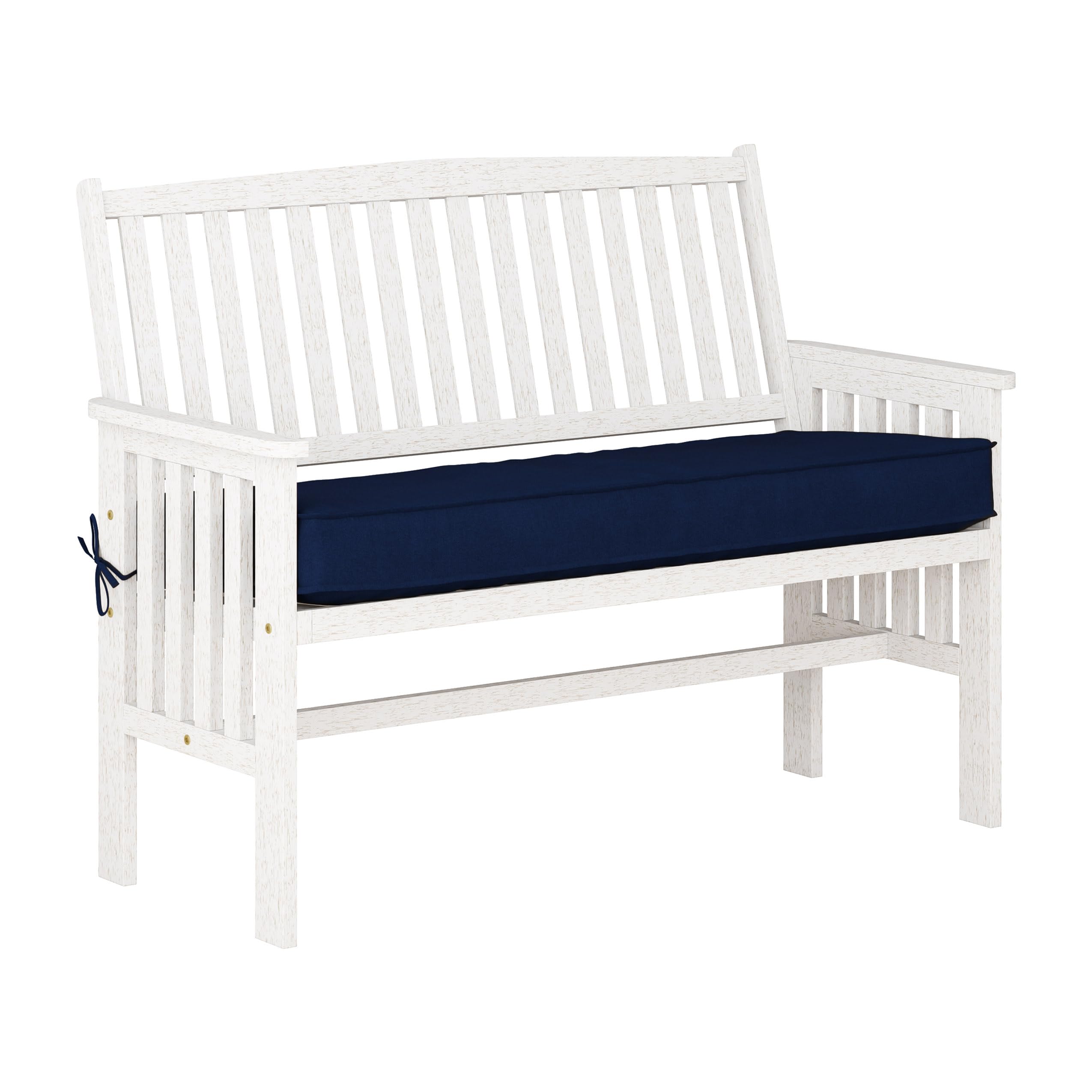 CorLiving 4-Piece Outdoor Set - White Washed Wood Patio Furniture for Garden & Backyard