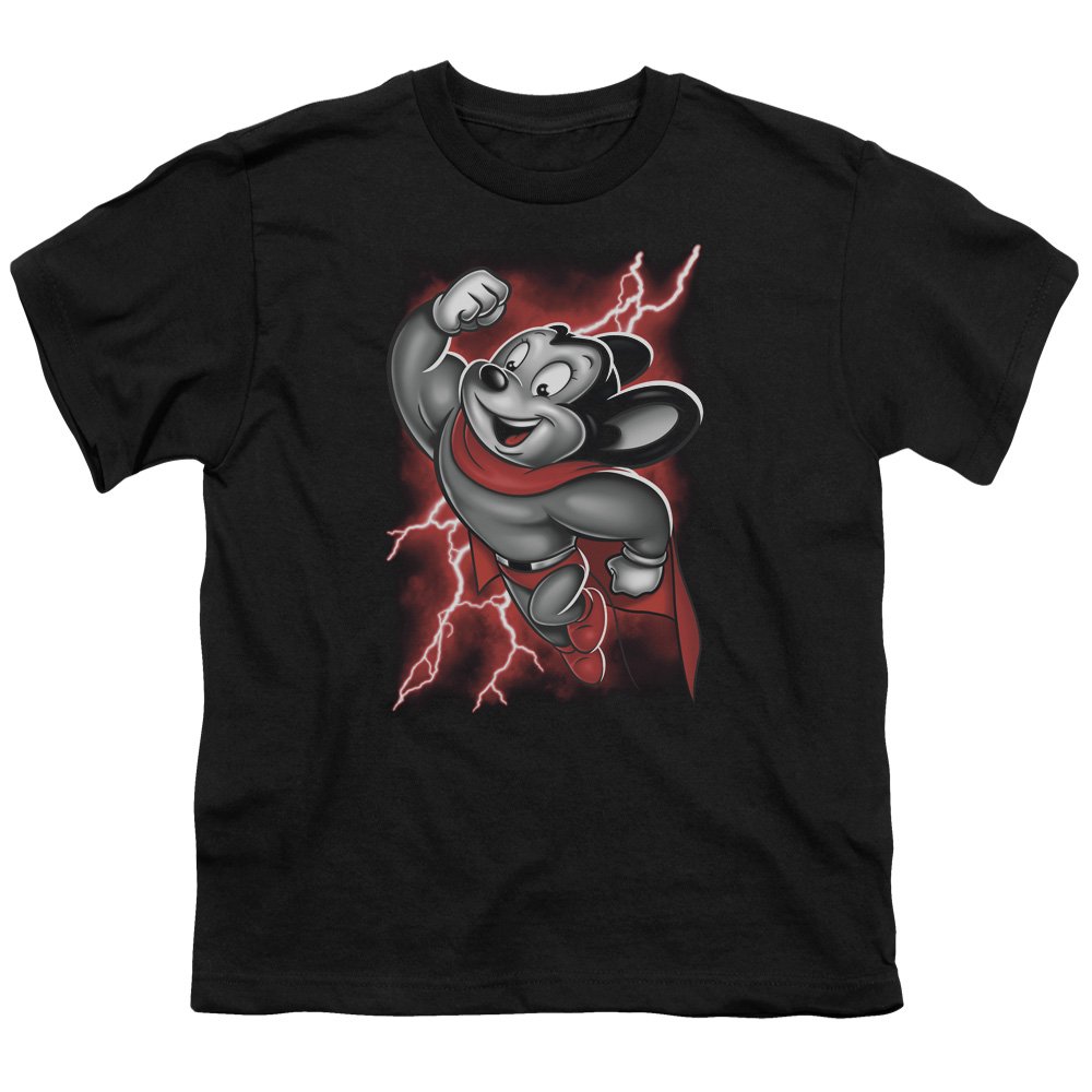 **Mighty Mouse Mighty Storm Unisex Youth T-Shirt for Boys & Girls - Comfortable Casual Wear for Kids, School, Playdates & Everyday Outfits**